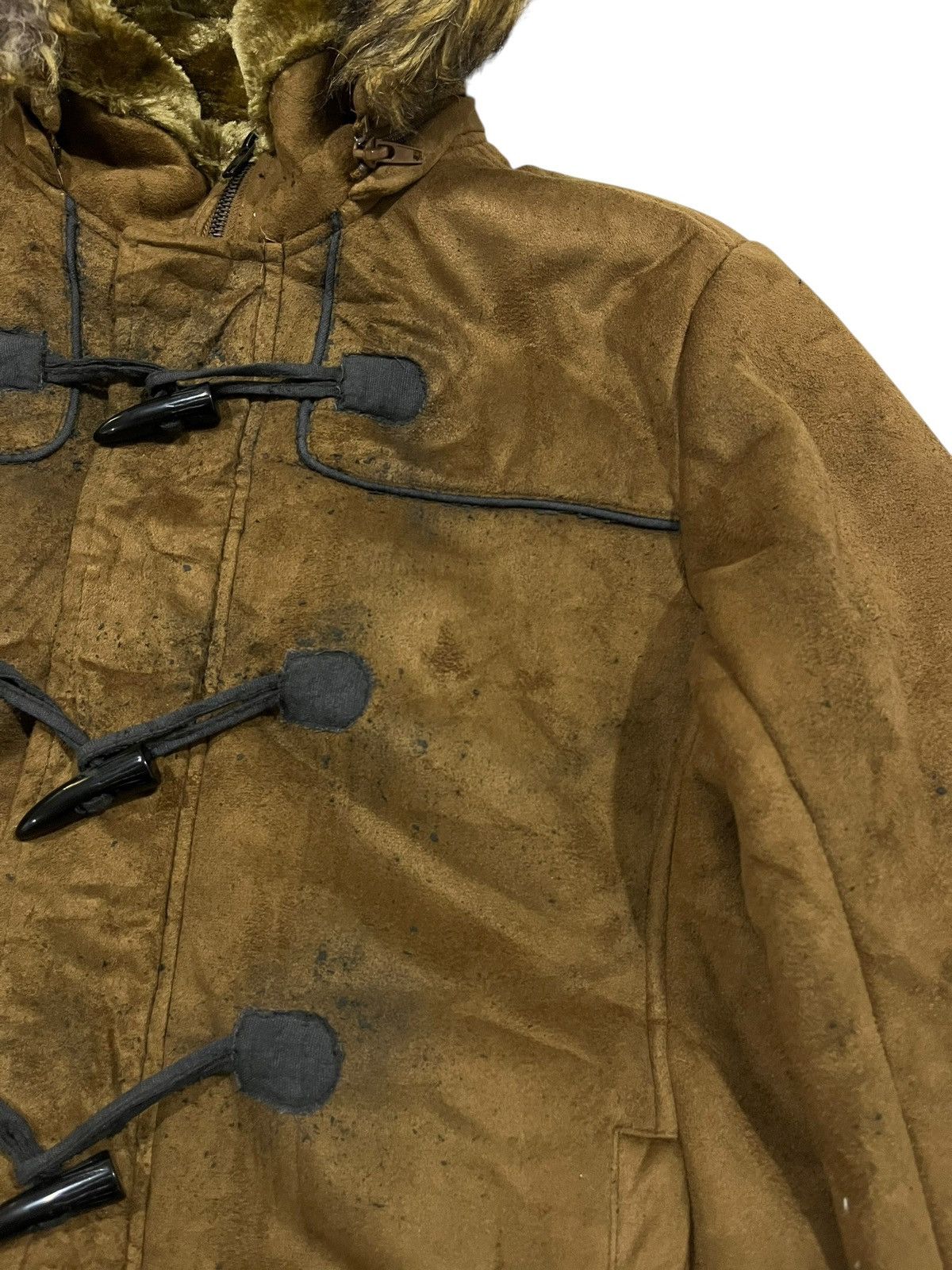 If Six Was Nine ROUSHATTE SHELL GARMENTS LINED FUR DUFFLE B-3 JACKET HOODIE Size US M / EU 48-50 / 2 - 6 Thumbnail