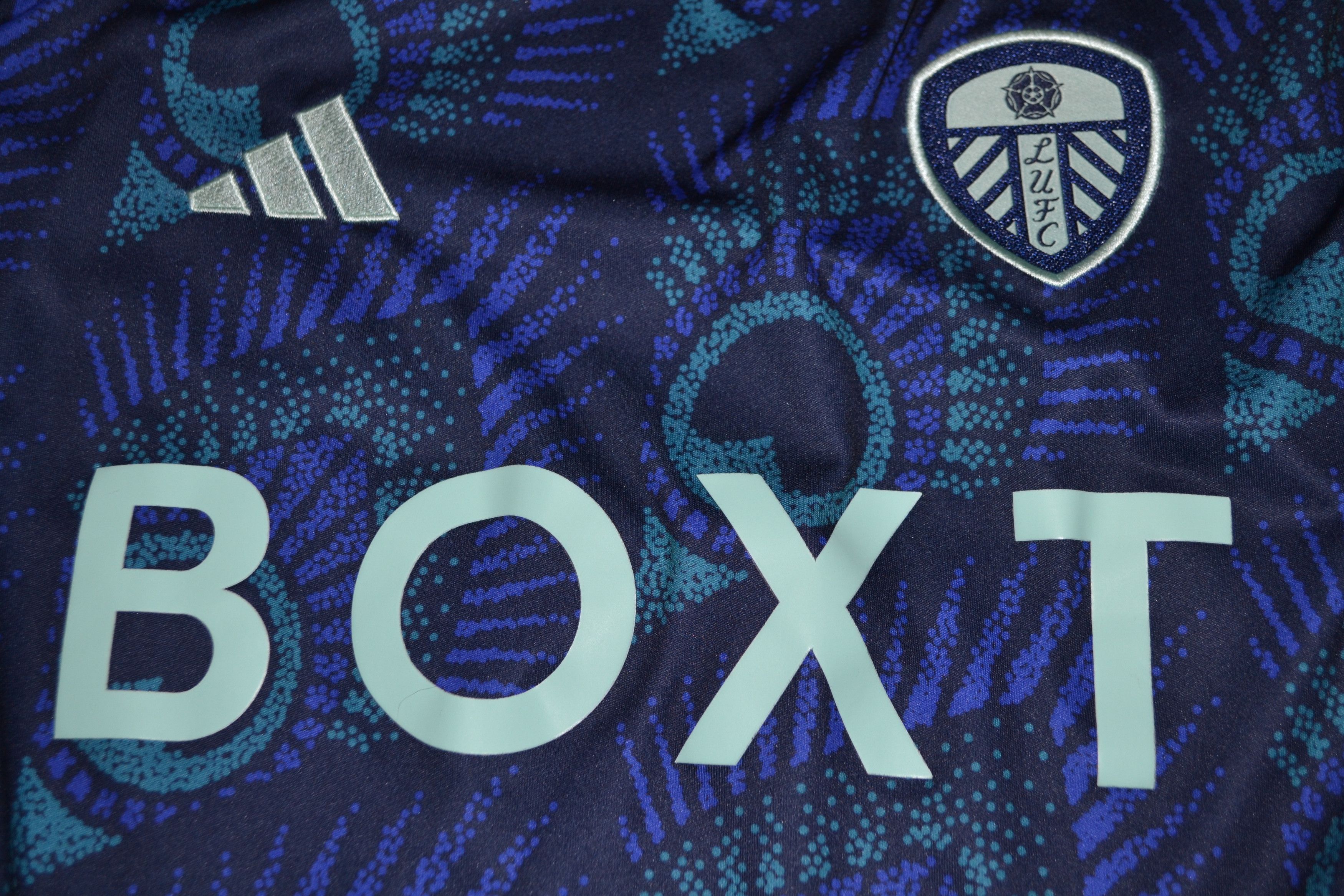 Adidas Leeds United Away Shirt 2023 2024 Soccer Jersey Maillot Size US S / EU 44-46 / 1 - 3 Thumbnail