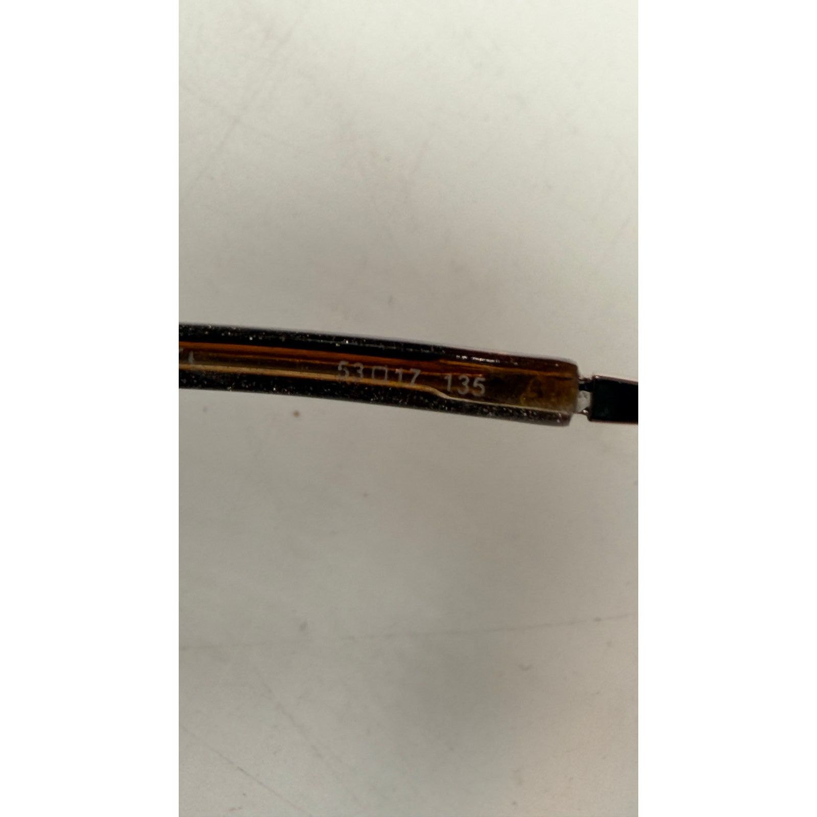 Other Sophia Loren Eyeglasses Frames Red Gold Square 53-17-135 Size ONE SIZE - 4 Thumbnail
