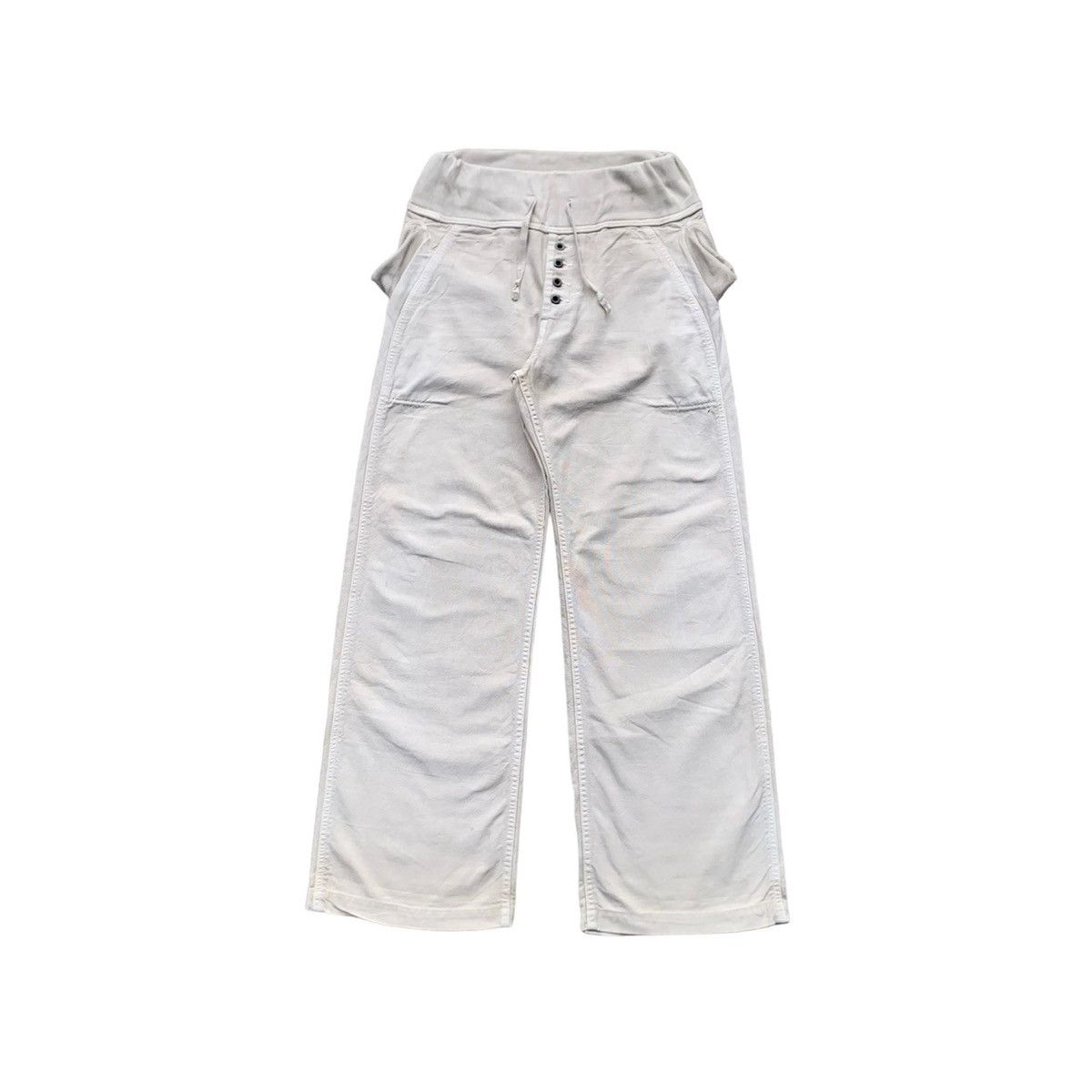 Vintage 90s Kapital Japan Canvas Cargo Monkey Flare Pants