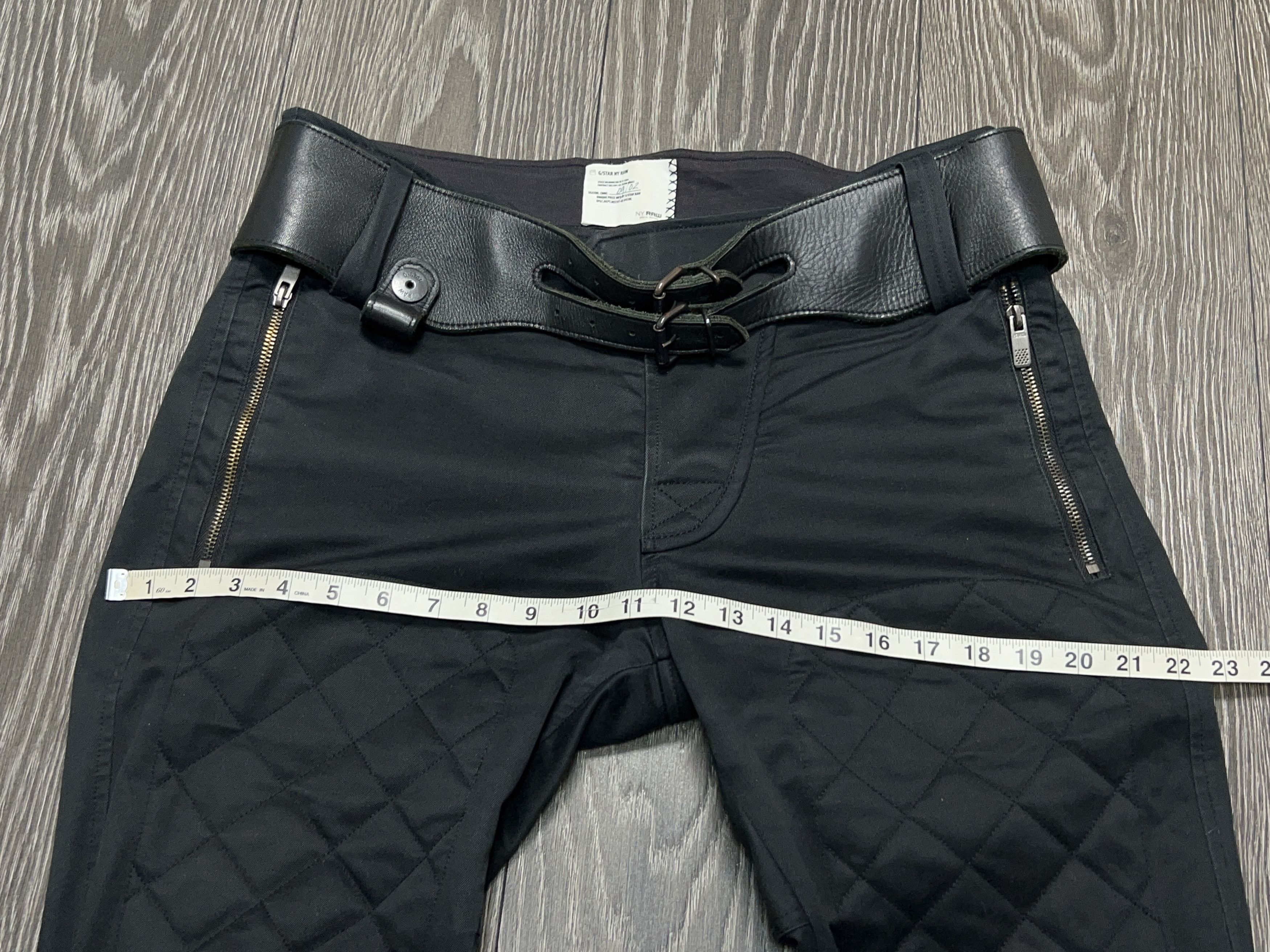 G-Star RARE NY RAW Special Edition Quilted Pants Biker Moto Style Size US 32 / EU 48 - 20 Thumbnail