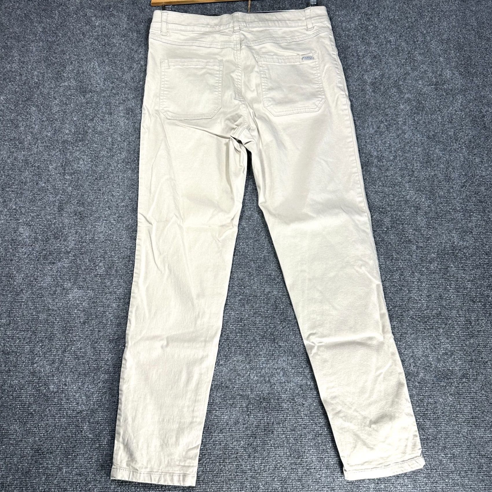 Orvis Orvis Pants Womens 8 Pull On Chino Beige Cotton Blend Stretch Tapered Inseam 27 Pockets Back Pockets Size 30" / US 8 / IT 44 - 6 Thumbnail
