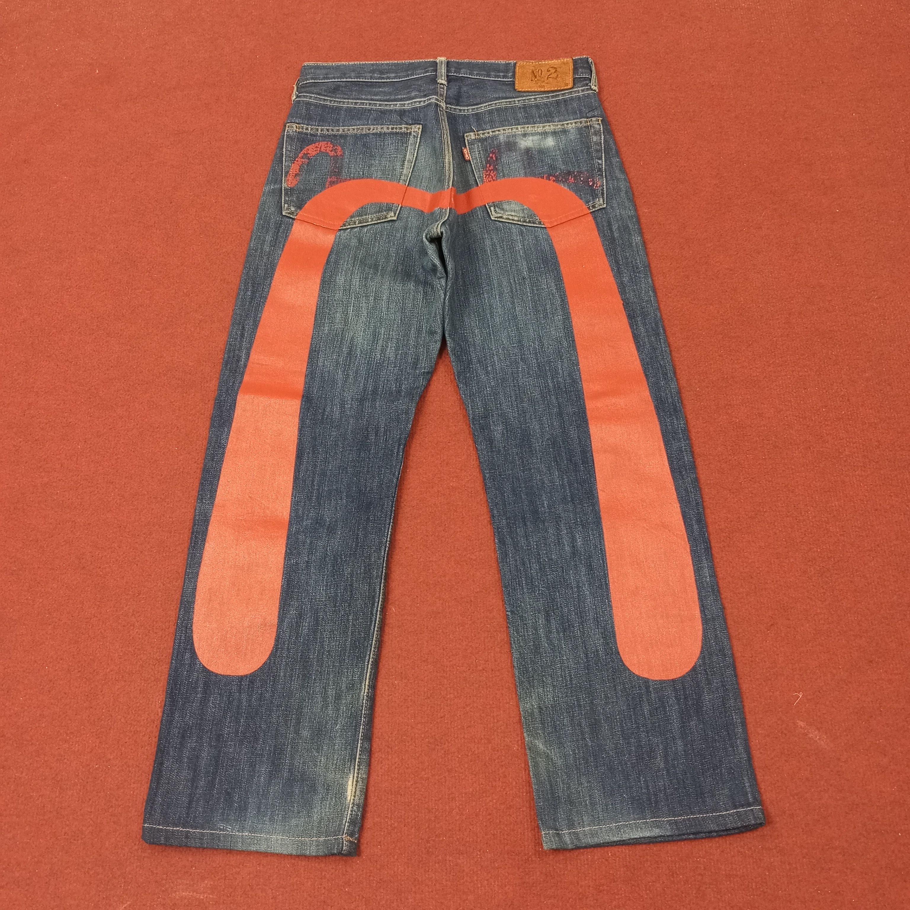 Evisu Evisu Japanese Brand Streetwear Custom Daicock Jeans c252n13 Size US 31 - 1 Thumbnail