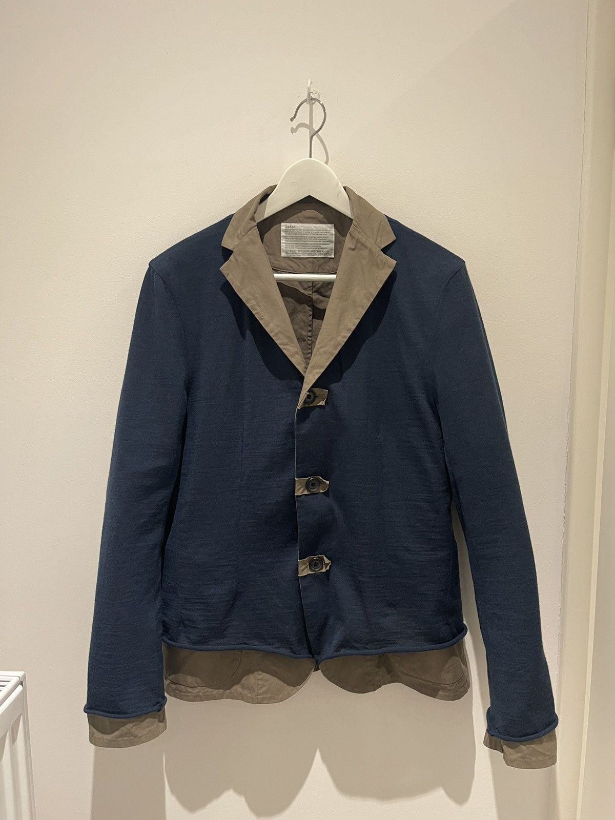 Kolor Kolor Spring 2010 Layered Mixed Wool Blazer Jacket Size US S / EU 44-46 / 1 - 4 Thumbnail