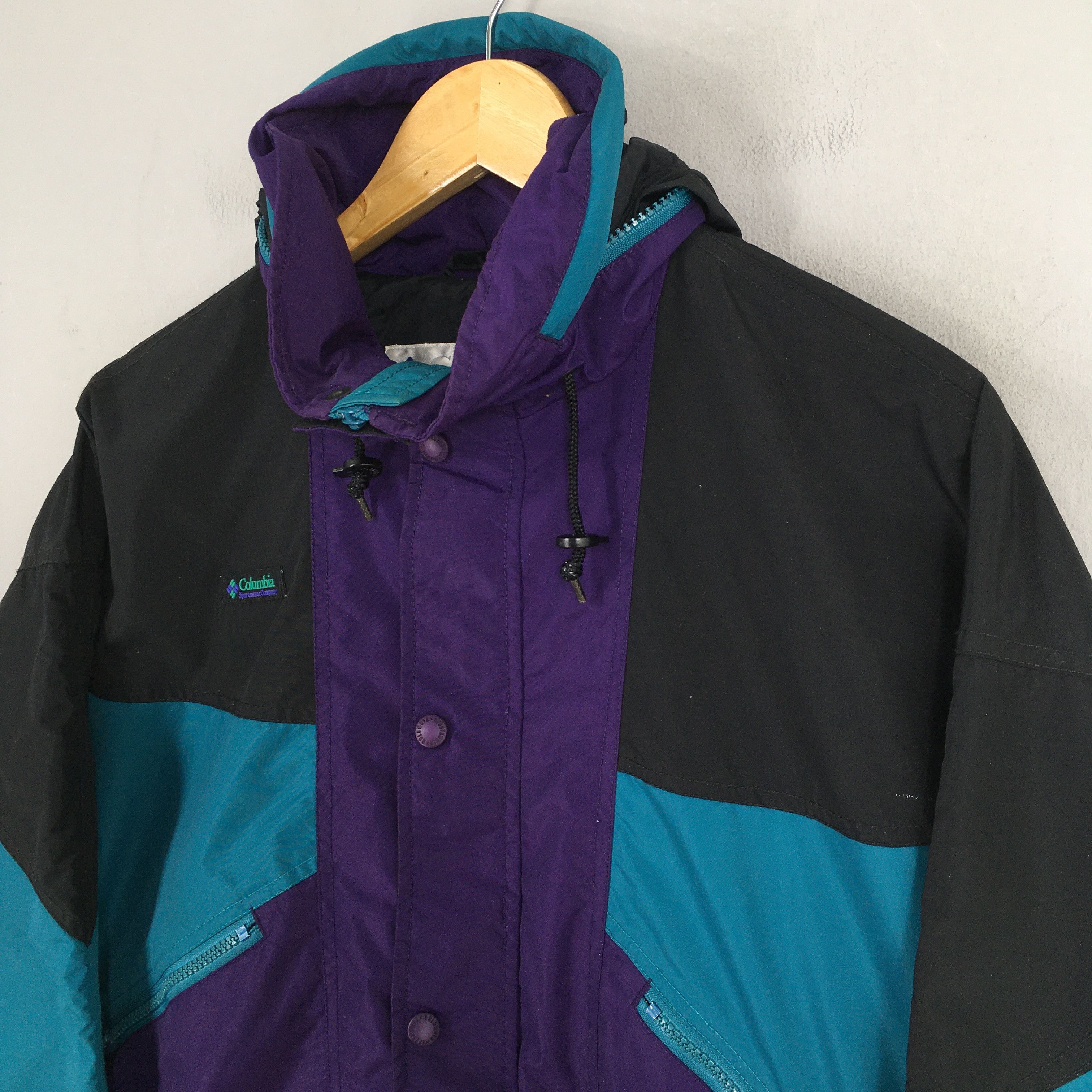 Columbia Vintage 90s Columbia Windbreaker Men Jacket Medium Size US M / EU 48-50 / 2 - 3 Thumbnail