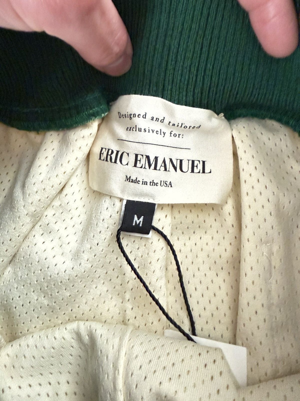Eric Emanuel Eric Emanuel Original Basketball Shorts Cream Size Medium Size US 32 / EU 48 - 2 Thumbnail