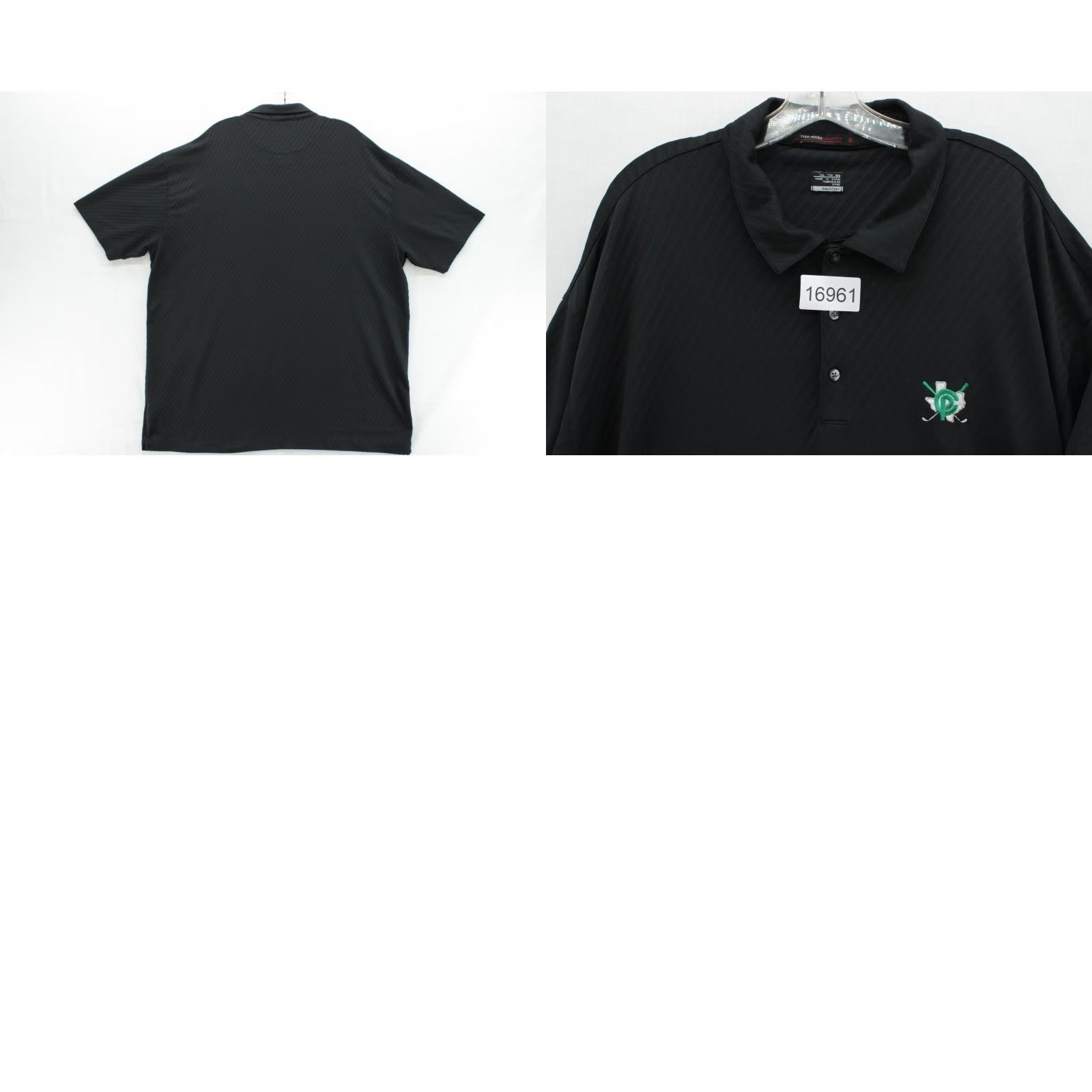 Nike Nike Tiger Woods Polo Shirt Mens 2XL Black Dri-FIT Golf Shirt Polo Nike Tiger Woods Golf 2XL Mens Black Dri-FIT Pearland Golf Club Size US XXL / EU 58 / 5 - 8 Thumbnail