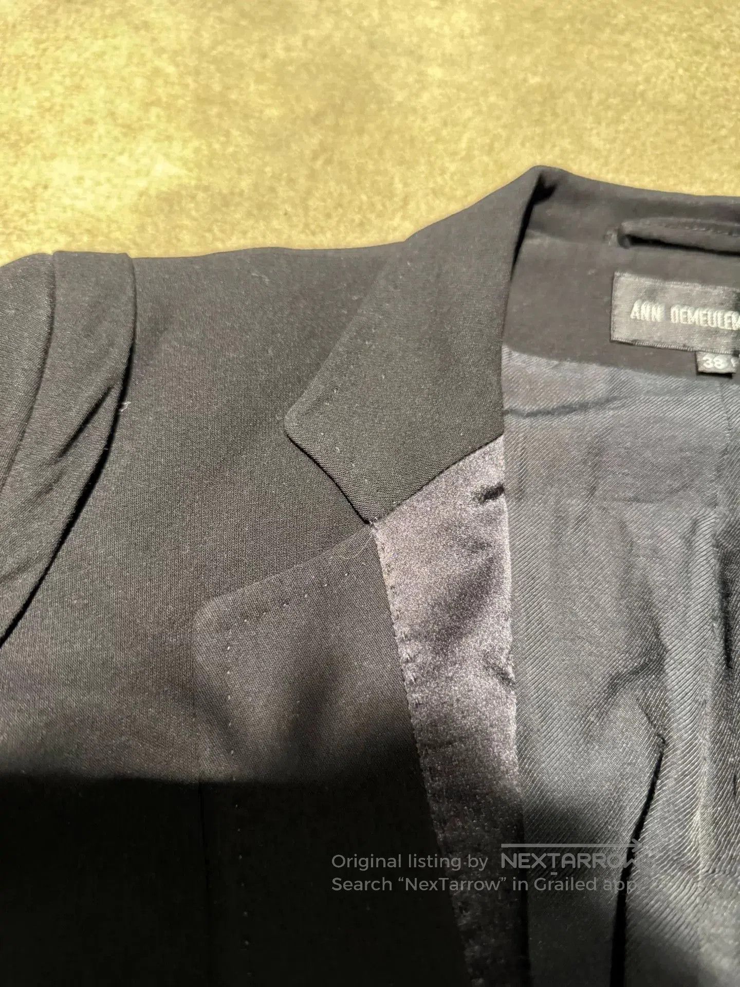Ann Demeulemeester Ann Demeulemeester Women's Silk Blazer. Size S / US 4 / IT 40 - 9 Thumbnail