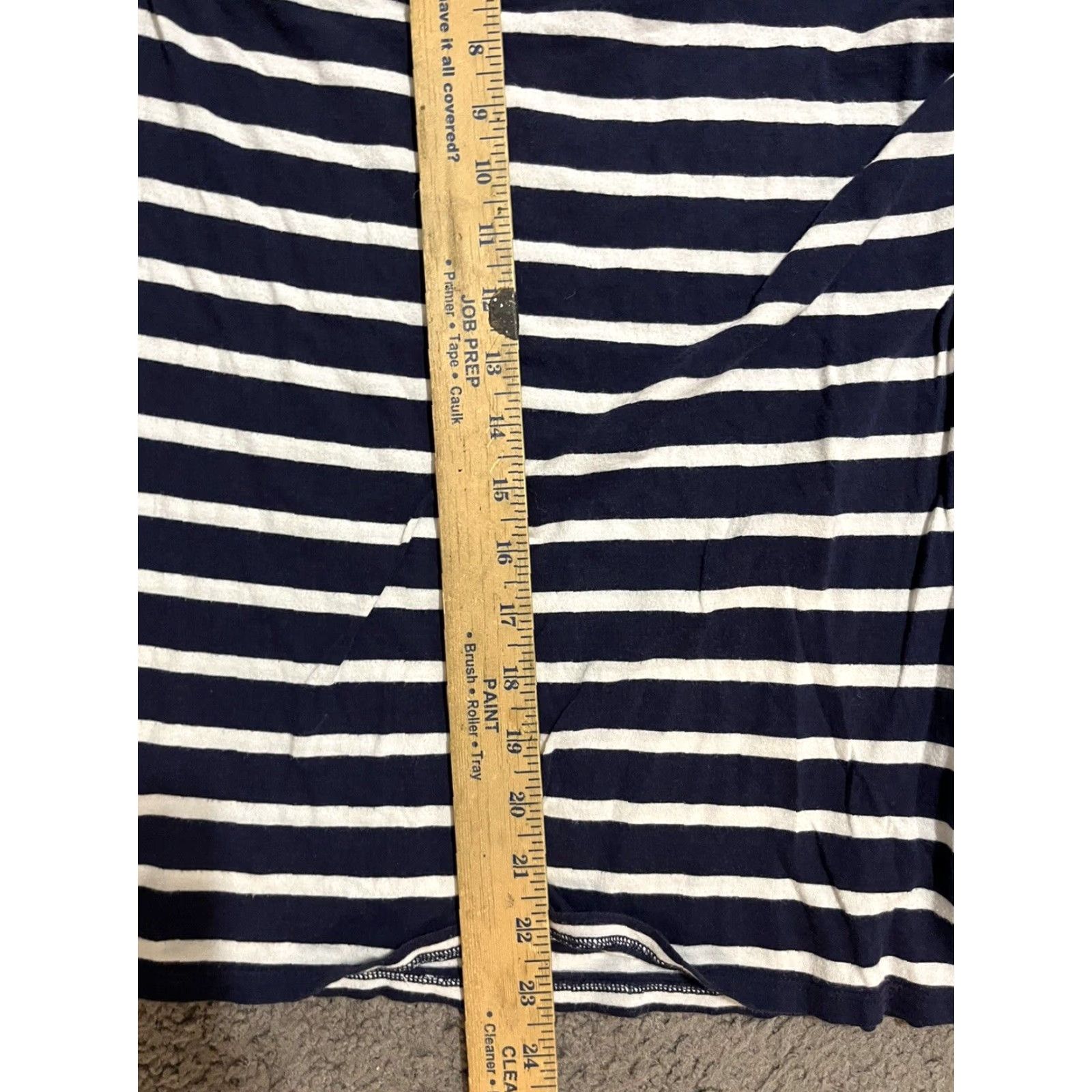 Gap Gap Women's Sweater Pullover Crew Neck 100% Cotton Navy White Striped XS Size XS / US 0-2 / IT 36-38 - 5 Thumbnail