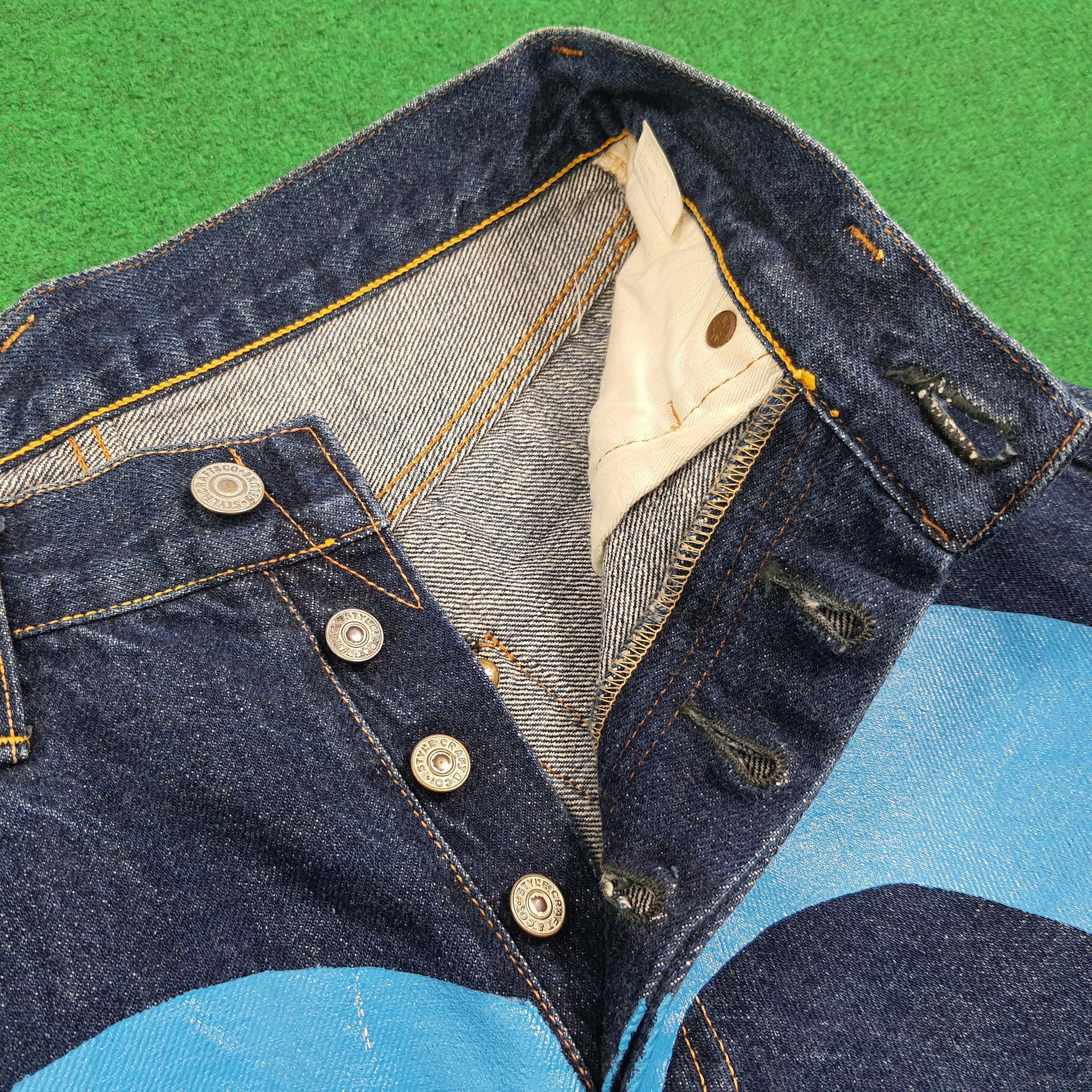 Evisu Vintage Evis Jeans Selvedge Custom Daicock Jeans C280N24 Size 25" / US 0 / IT 36 - 11 Thumbnail