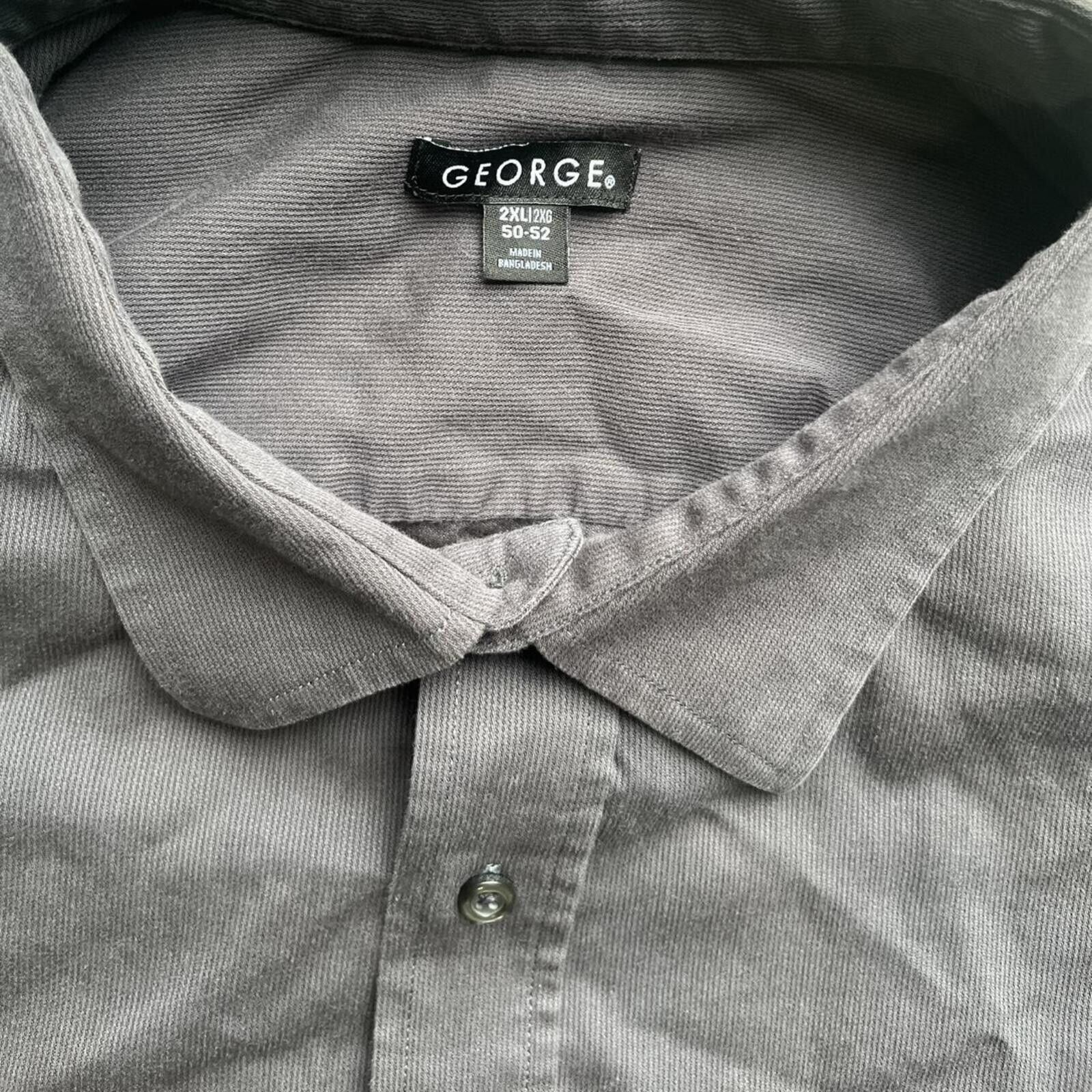 George Grey Corduroy George Button-Up Shirt Size US XXL / EU 58 / 5 - 2 Thumbnail