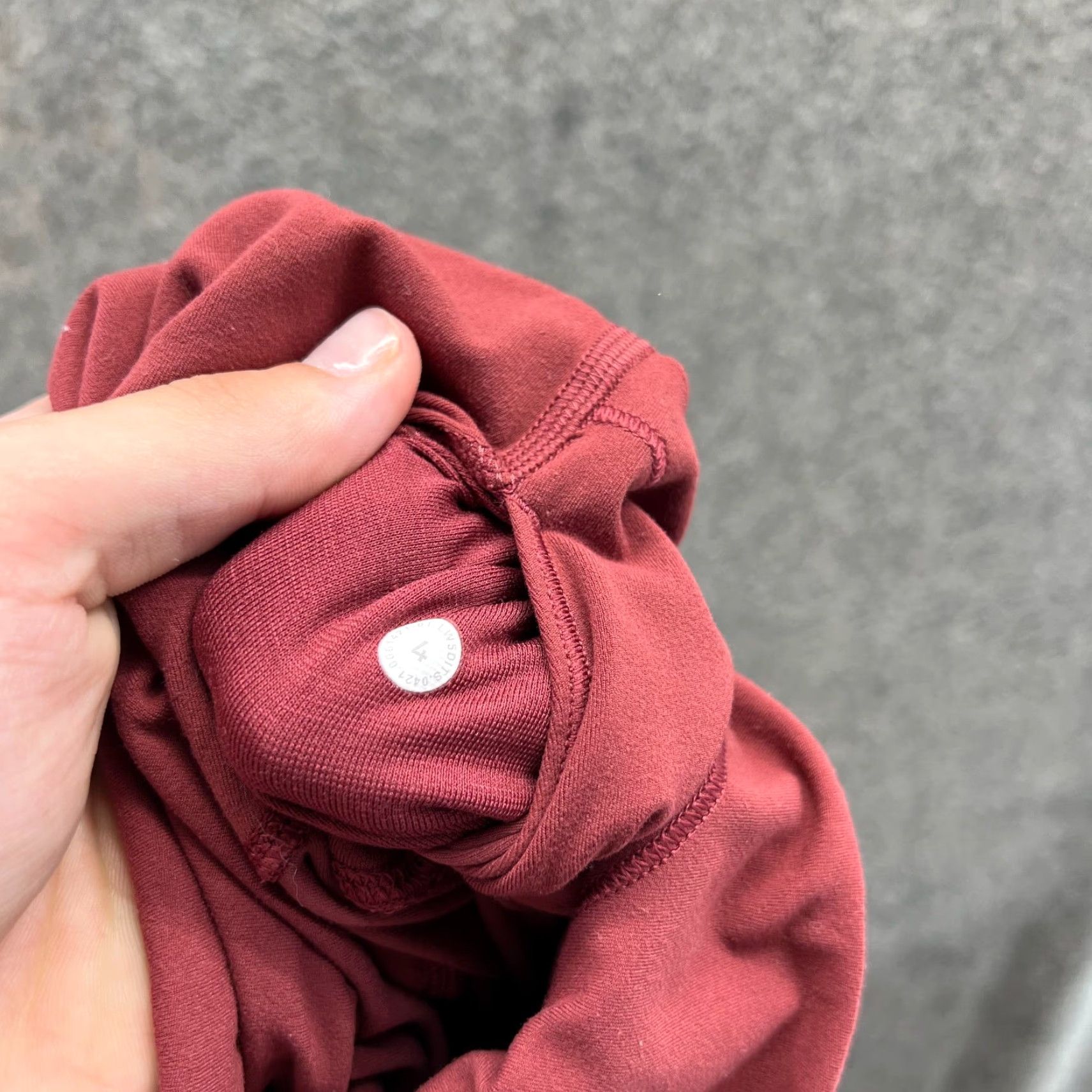 Lululemon Lululemon Leggings Women 4 Red Align High Rise Nulu Fabric Yoga Pants Skinny Inseam 27 Multi-Season Activewear Size 27" / US 4 / IT 40 - 3 Thumbnail