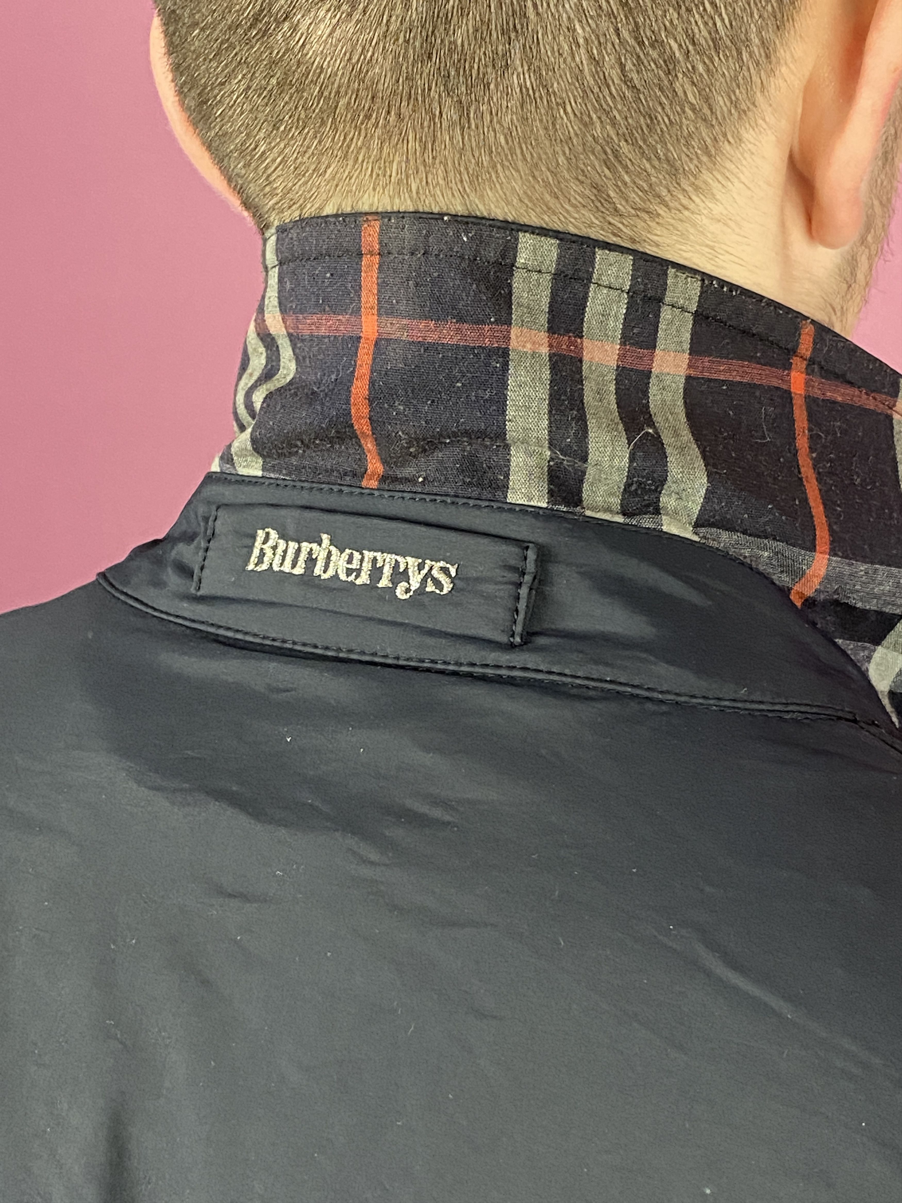 Burberry × Designer × Vintage 90s Burberrys Vintage Men's Peacoat - L Size US L / EU 52-54 / 3 - 6 Thumbnail