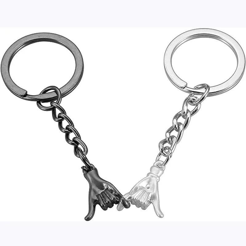 Vintage Pinky Promise Couple Keychain Size ONE SIZE - 1 Thumbnail