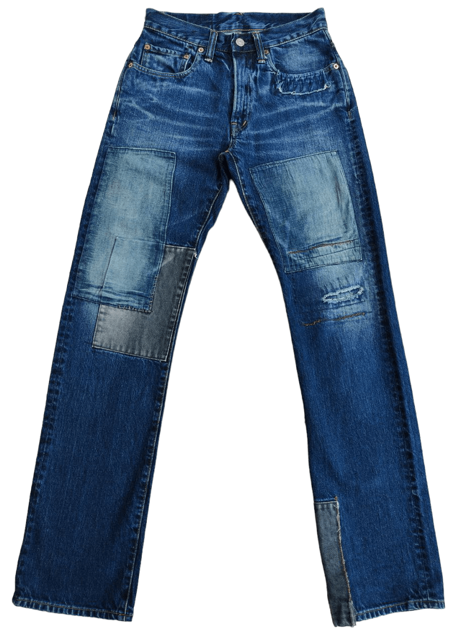 Blue Blue Japan Blue Blue Japan Patch Denim Size US 29 - 1 Thumbnail