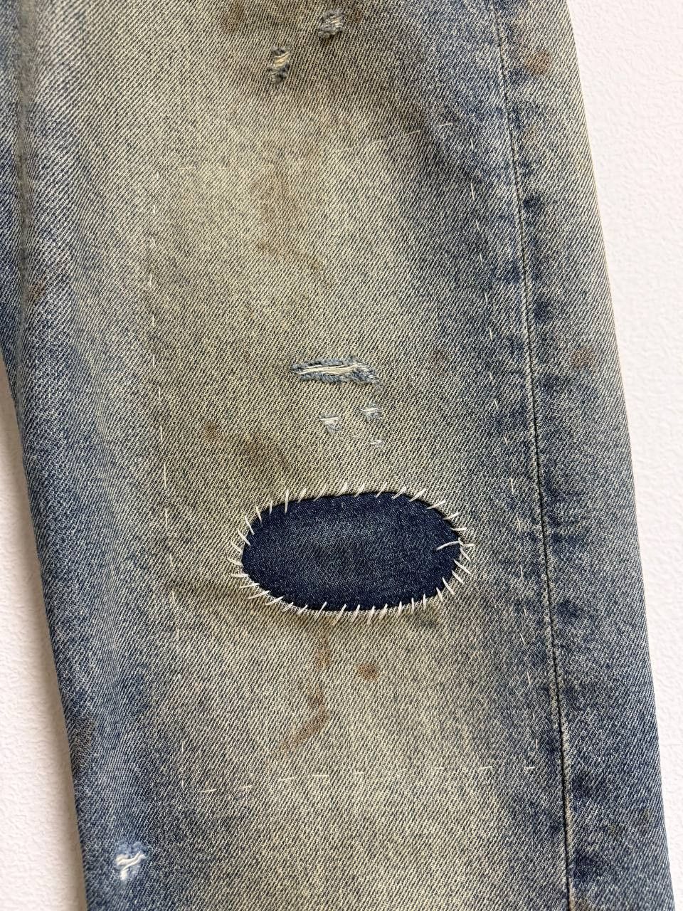 Enfants Riches Deprimes Distressed Flared Hit And Run Jeans Size US 31 - 3 Thumbnail