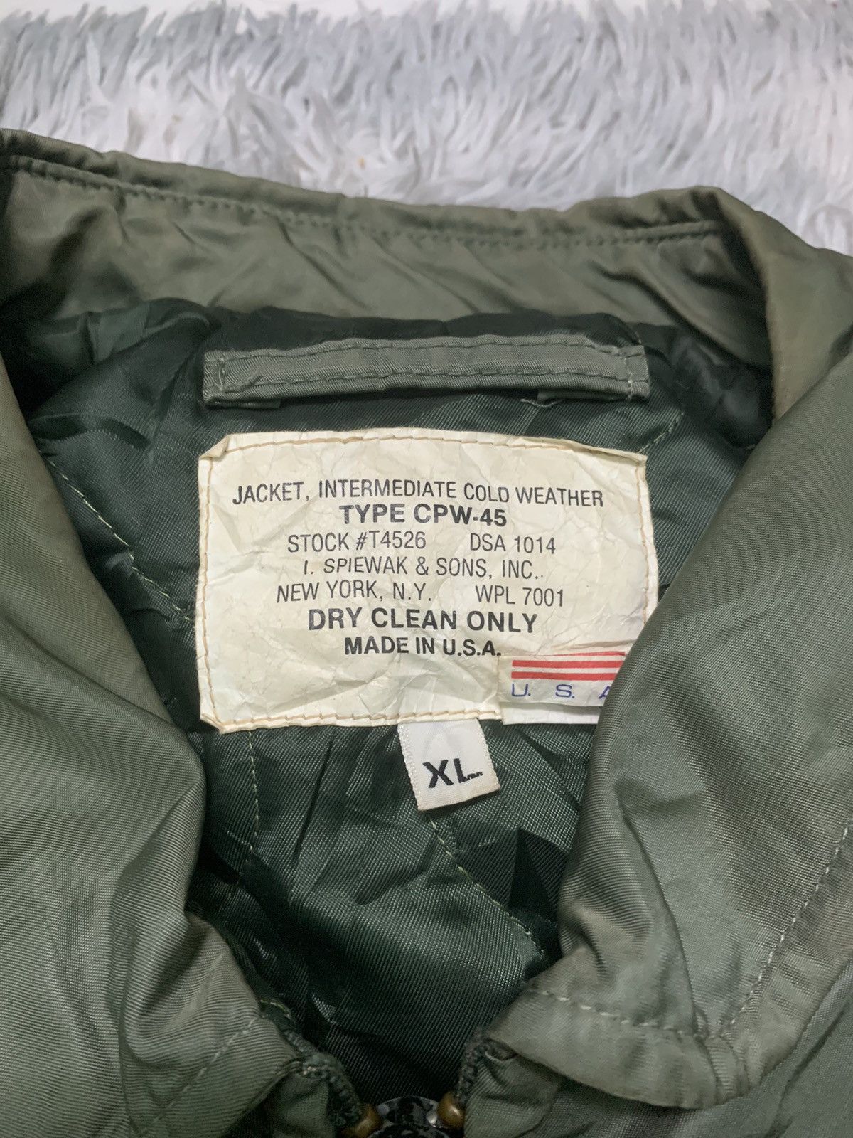 I. Spiewak And Sons 90s TYPE CPW-45 BOMBER JACKET RARE Size US XL / EU 56 / 4 - 9 Thumbnail