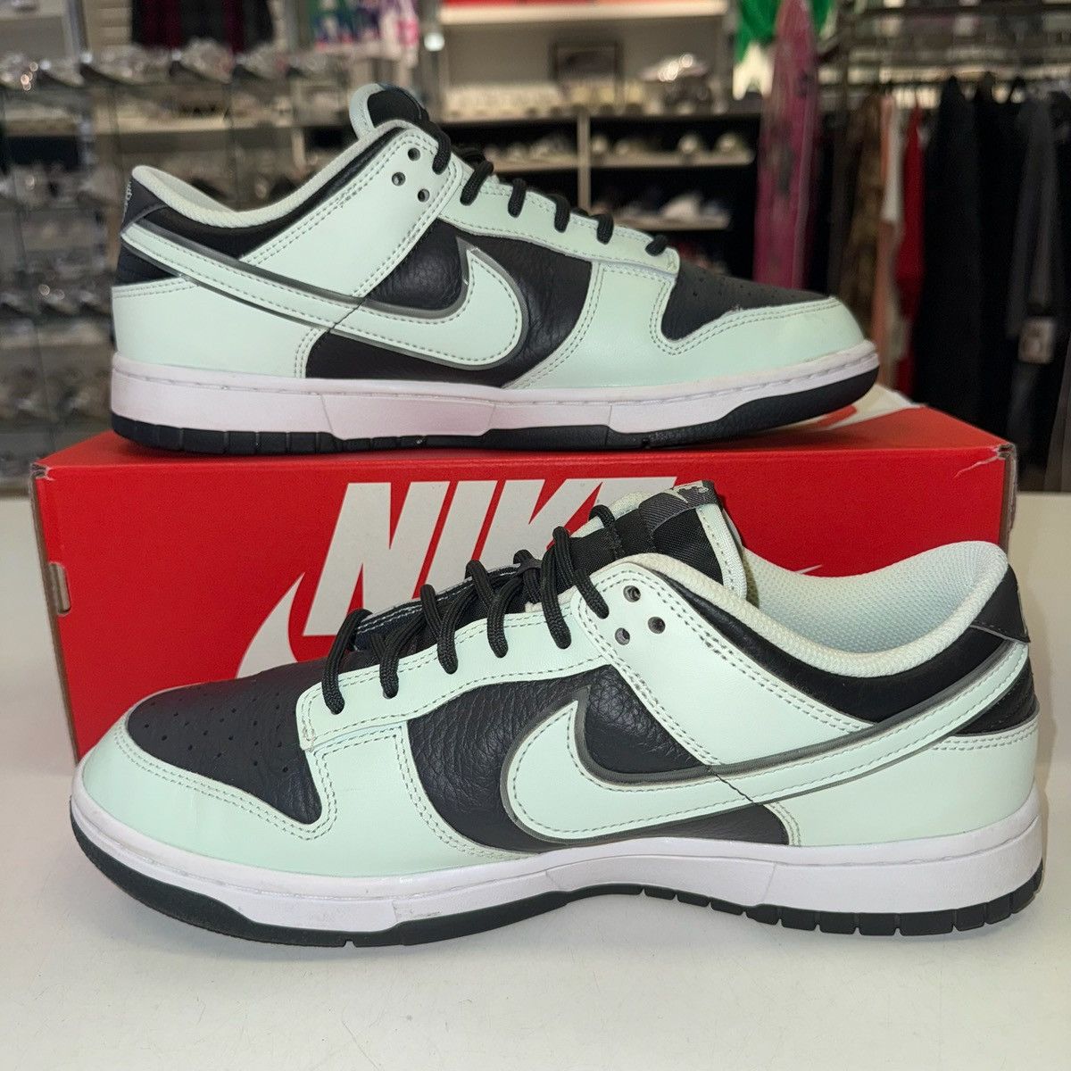 Nike Size 9.5 - Nike Dunk Low Retro PRM Barely Green FZ1670-001 Size US 9.5 / EU 42-43 - 2 Thumbnail
