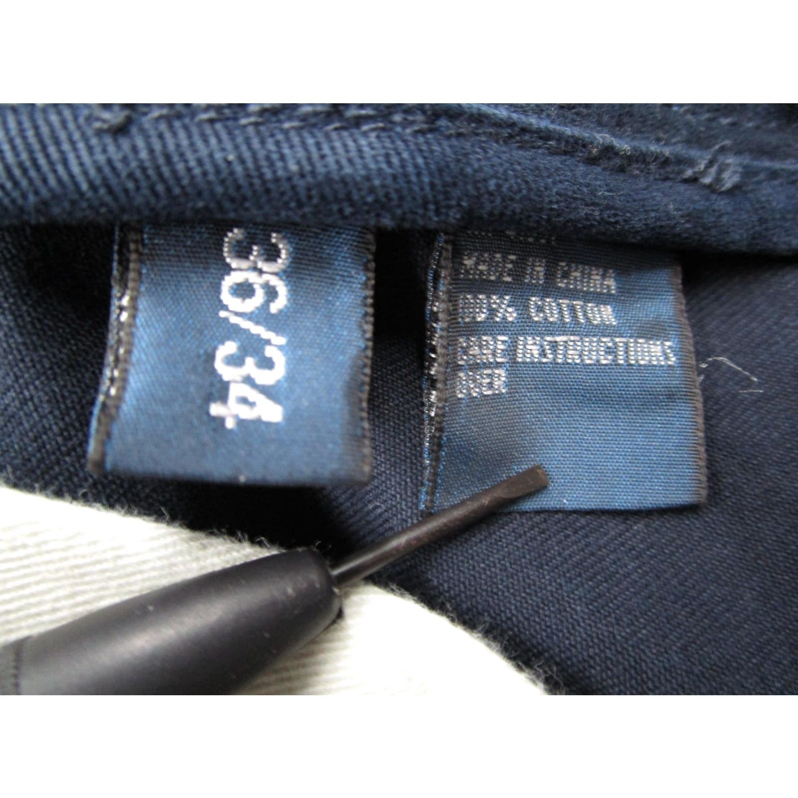 Polo Ralph Lauren Polo Ralph Lauren Pants Mens 36x34 Navy Blue Classic 867 Straight Cotton Casual Regular 867 Size US M / EU 48-50 / 2 - 6 Thumbnail