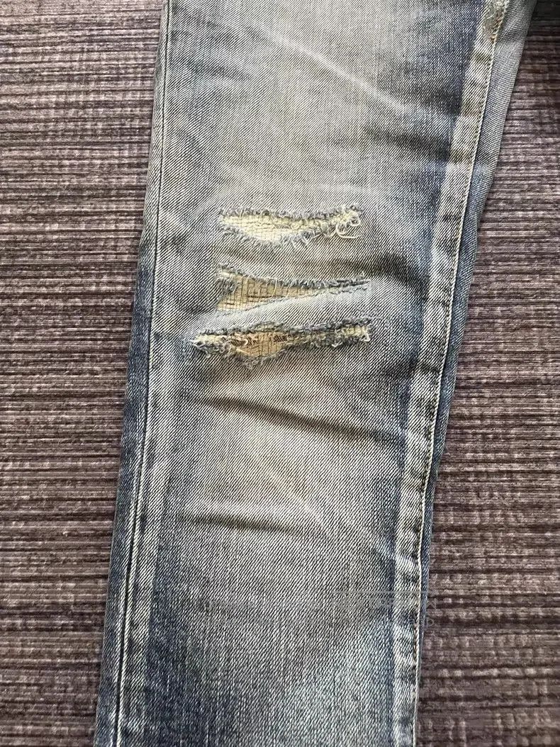 Saint Laurent Paris Saint Laurent Distressed Denim Jeans. Size US 28 / EU 44 - 2 Thumbnail