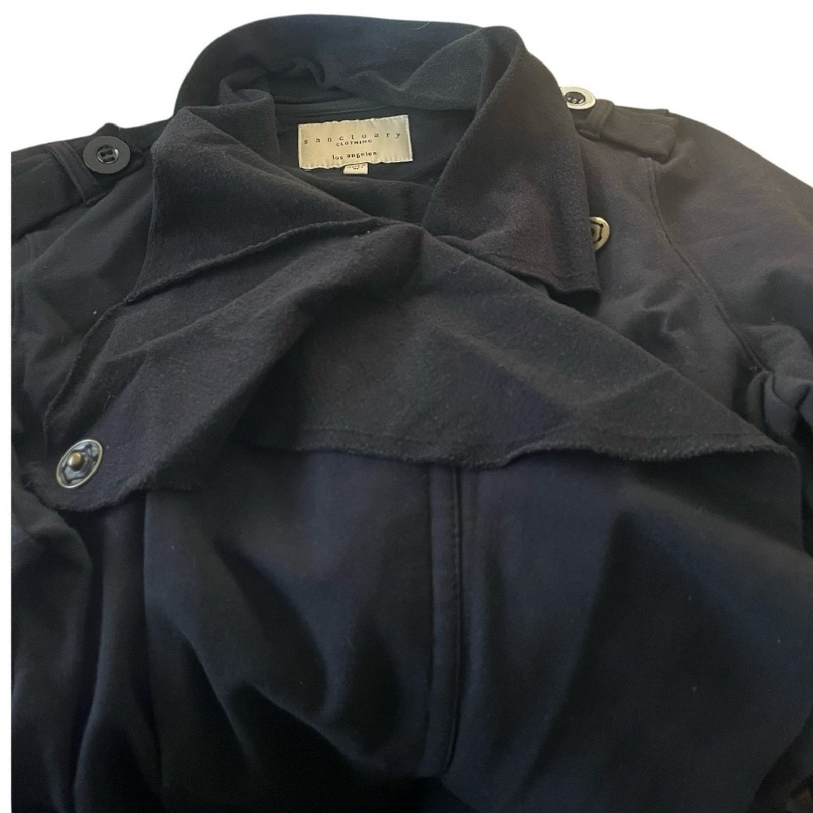 Sanctuary Sanctuary jacket, sz M. Front zip with oversized snap close. Size M / US 6-8 / IT 42-44 - 5 Thumbnail