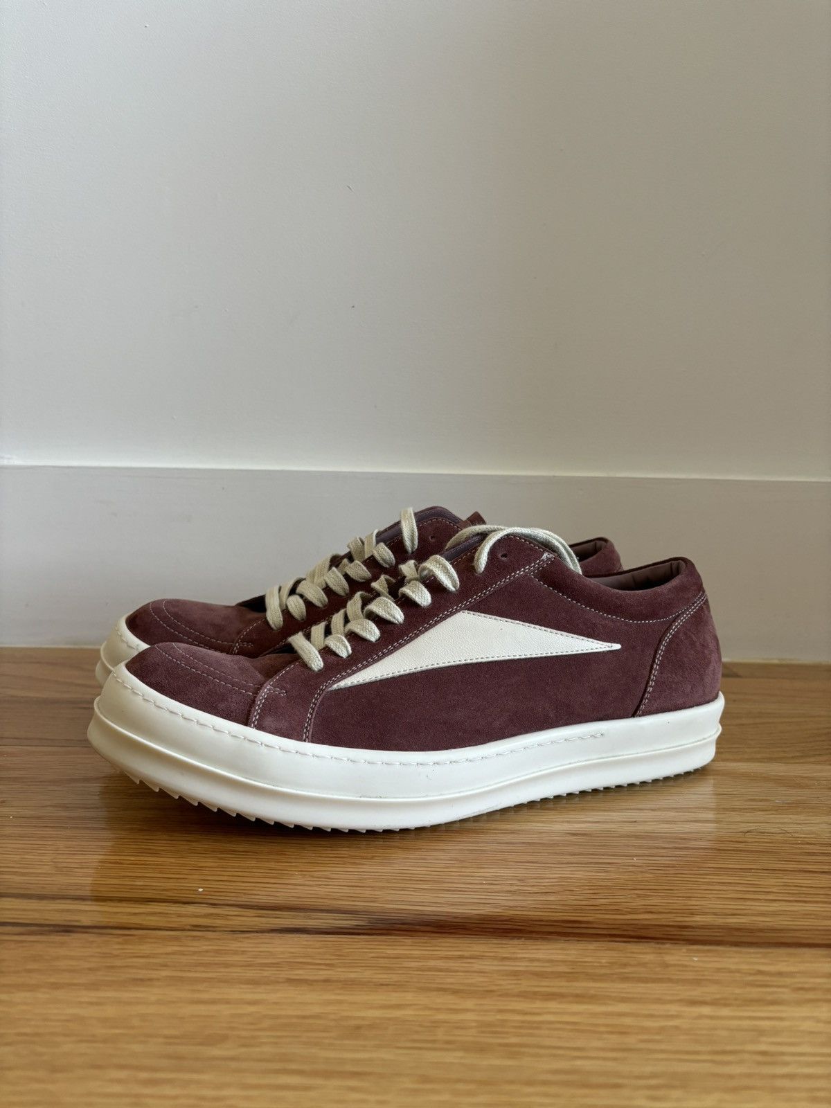 Rick Owens Rick Owens SS24 Vans Vintage Sneakers Dusty Pink Size
