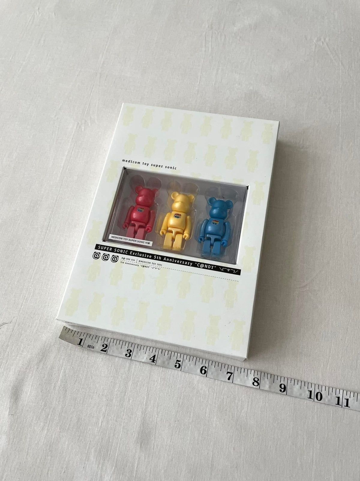 Medicom Toy 2001 Medicom Toys Super Sonic 5th Ann. Candy 100% Bearbrick Size ONE SIZE - 3 Thumbnail