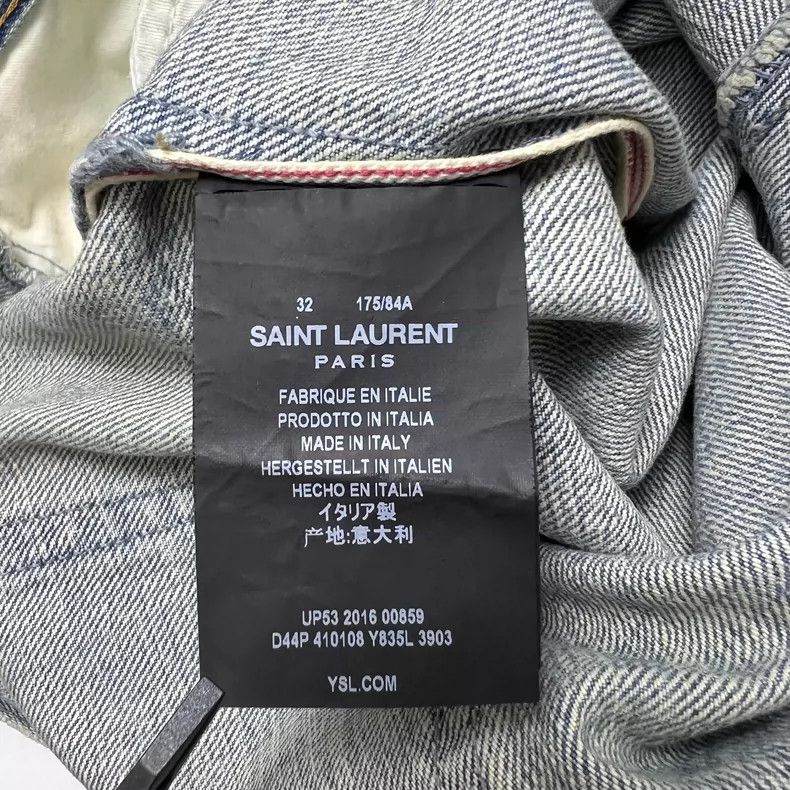 Saint Laurent Paris Saint Laurent 16fwD10 Four Cut Break Jeans 2504-Nextarrow Size US 32 / EU 48 - 4 Thumbnail