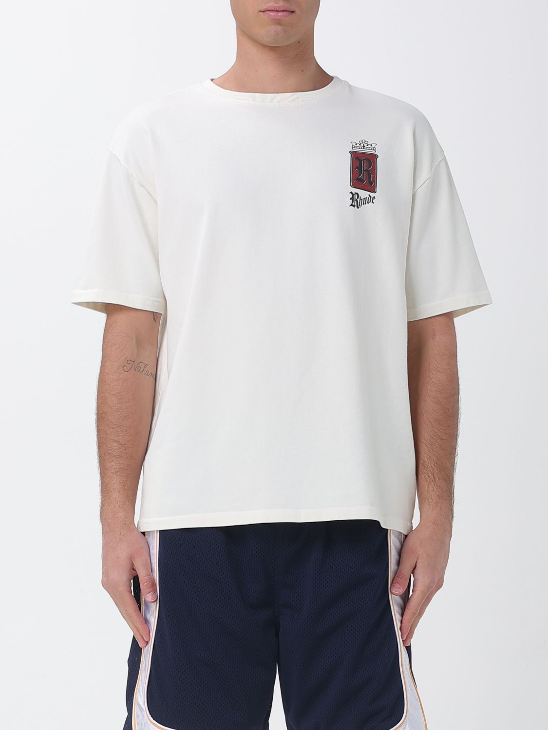 Rhude Rhude T-Shirt Men White Size US XL / EU 56 / 4 - 1 Thumbnail