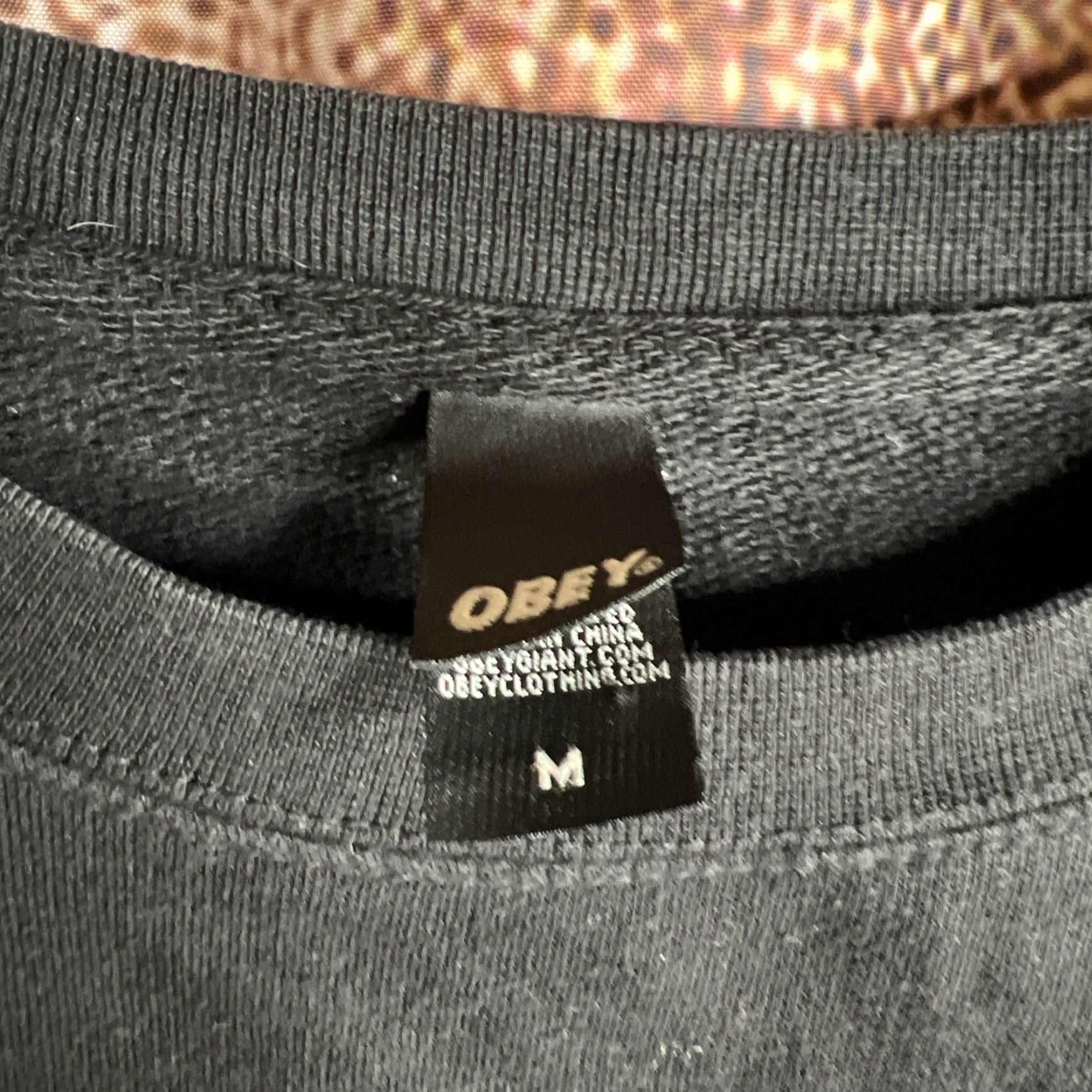Obey OBEY Sweatshirt Crew Neck Graphic Occult Modern Men Small Black Cotton Polyester Pullover Logo Occult Black Small Mens Sweatshirt Size US S / EU 44-46 / 1 - 2 Thumbnail