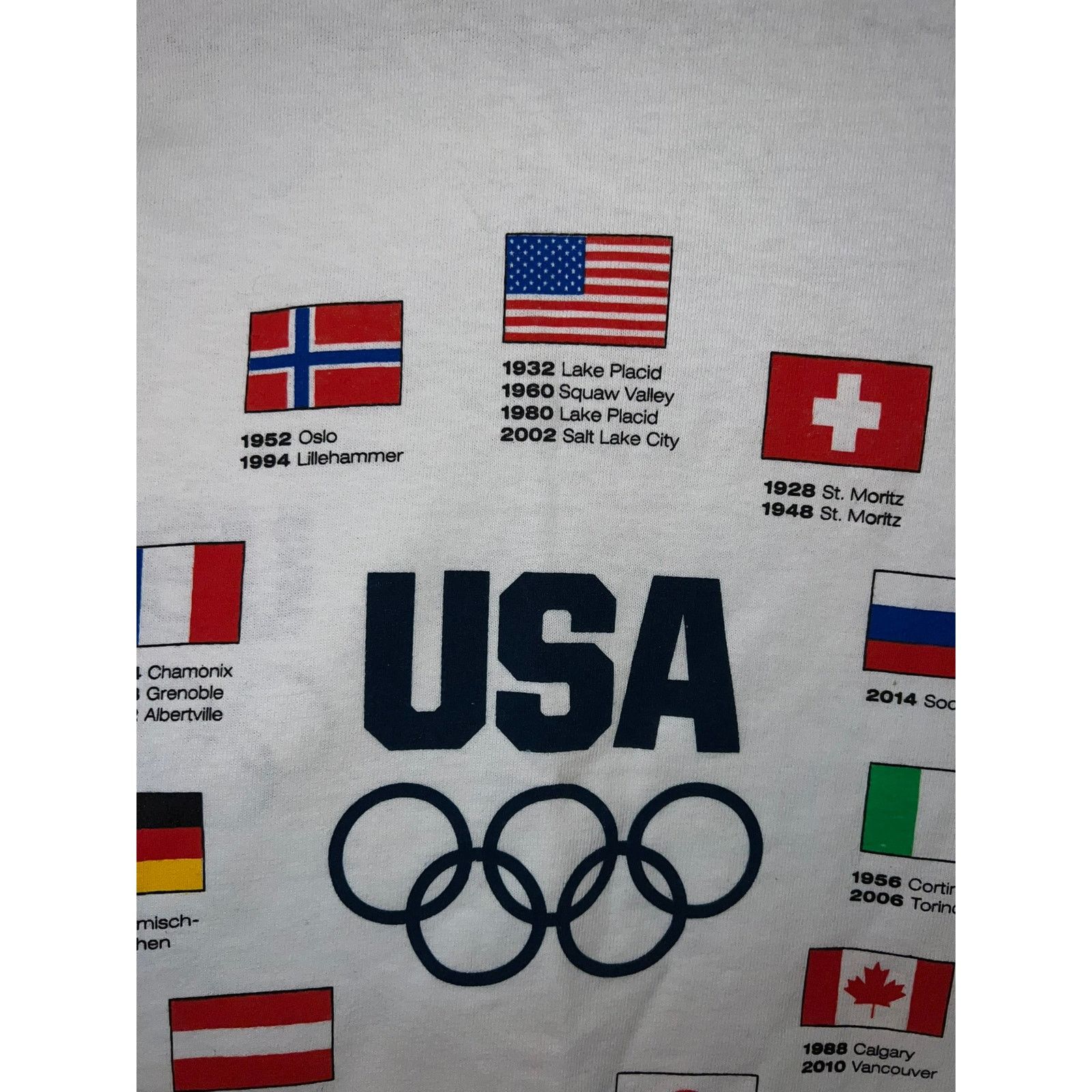 Delta America Olympics Shirt Olympic USA Flag Graphic Tee Medium Size US M / EU 48-50 / 2 - 8 Thumbnail