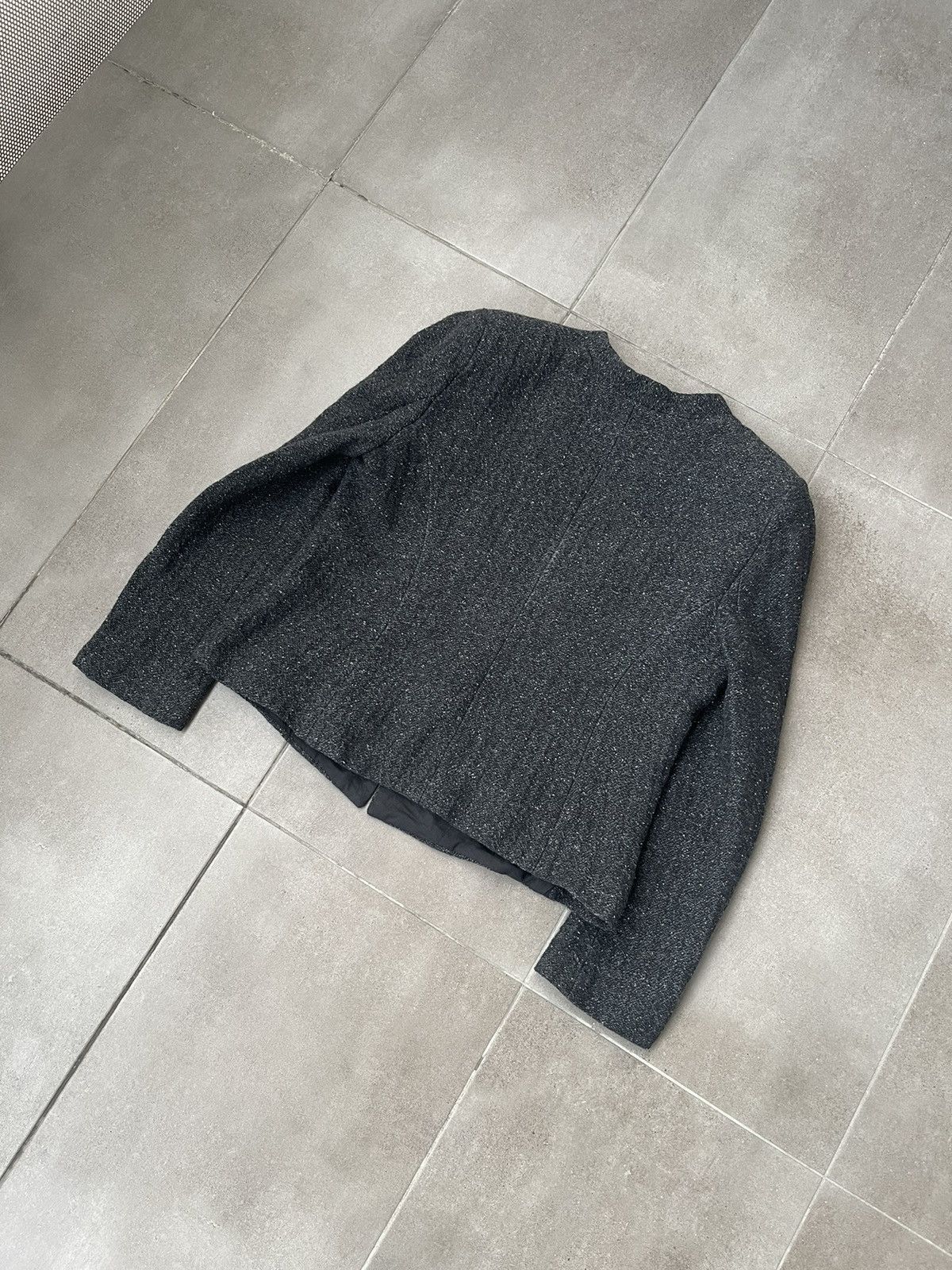 Isabel Marant Isabel Marant Etoile Dark Grey Silk Wool Blazer Jacket Size XS / US 0-2 / IT 36-38 - 7 Thumbnail