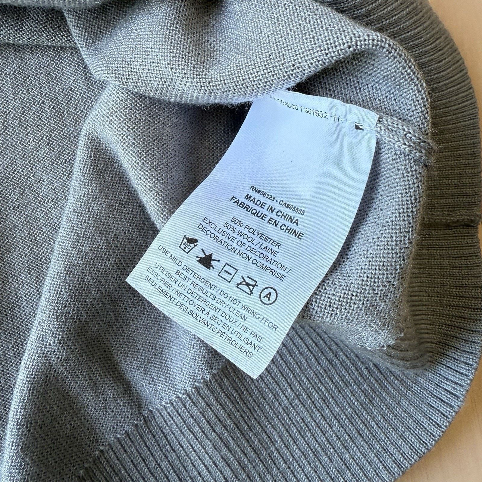 Nike Nike Tiger Woods Sweater Large Gray Polyester Wool Pullover Size US L / EU 52-54 / 3 - 5 Thumbnail
