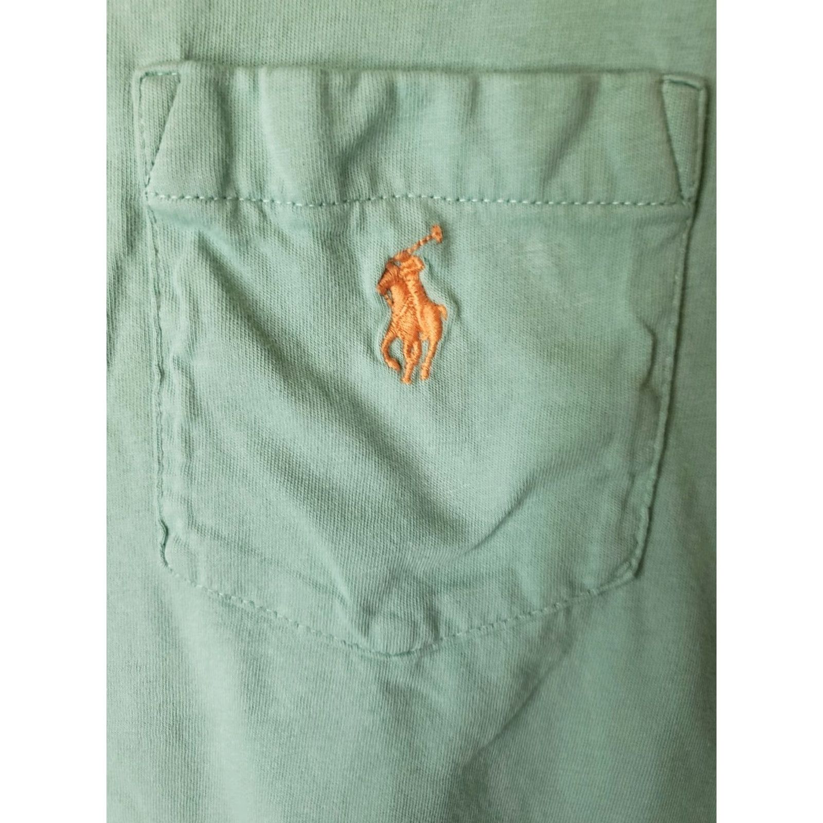 Polo Ralph Lauren Polo Ralph Lauren Tee Shirt Mens XL Teal Green 100% Cotton Crew Neck Short Sleeve Embroidered Logo Vintage: No Size US XL / EU 56 / 4 - 5 Thumbnail
