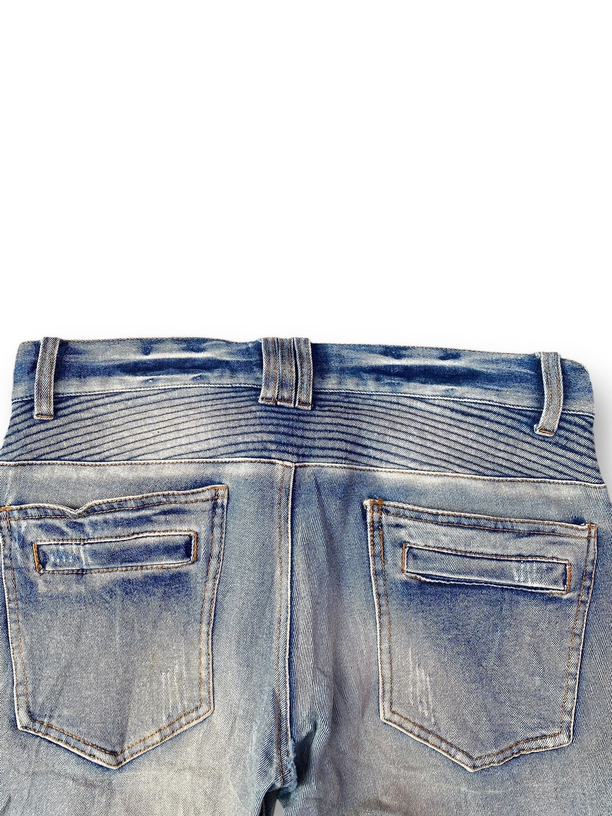 If Six Was Nine × Le Grande Bleu (L.G.B.) × Tornado Mart Vintage In The Attic Rock Revival Jeans. #D8 Size US 32 / EU 48 - 5 Thumbnail