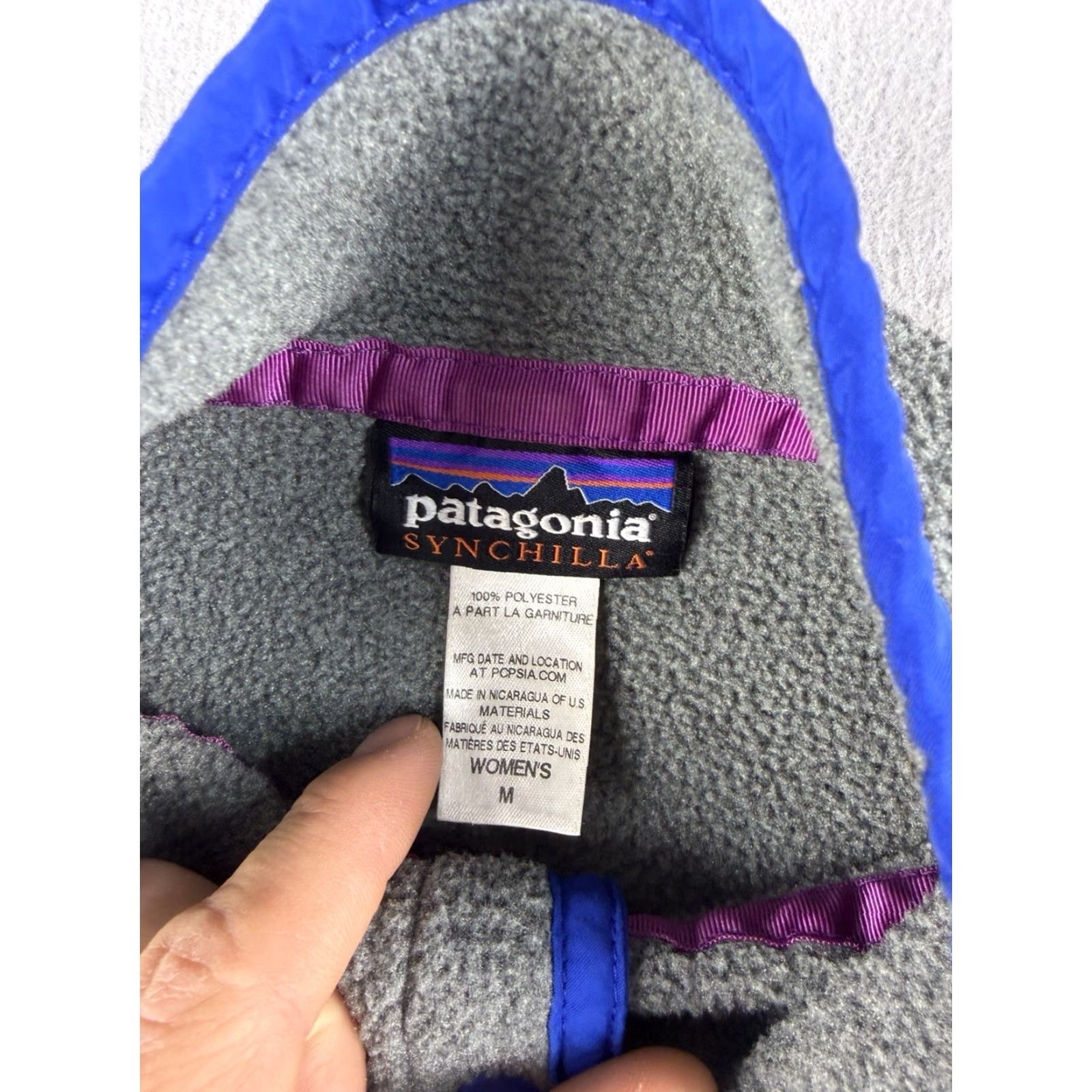 Patagonia VINTAGE Patagonia Synchilla Snap T Fleece Women’s M Gray Pullover Hiking Jacket Size M / US 6-8 / IT 42-44 - 4 Thumbnail