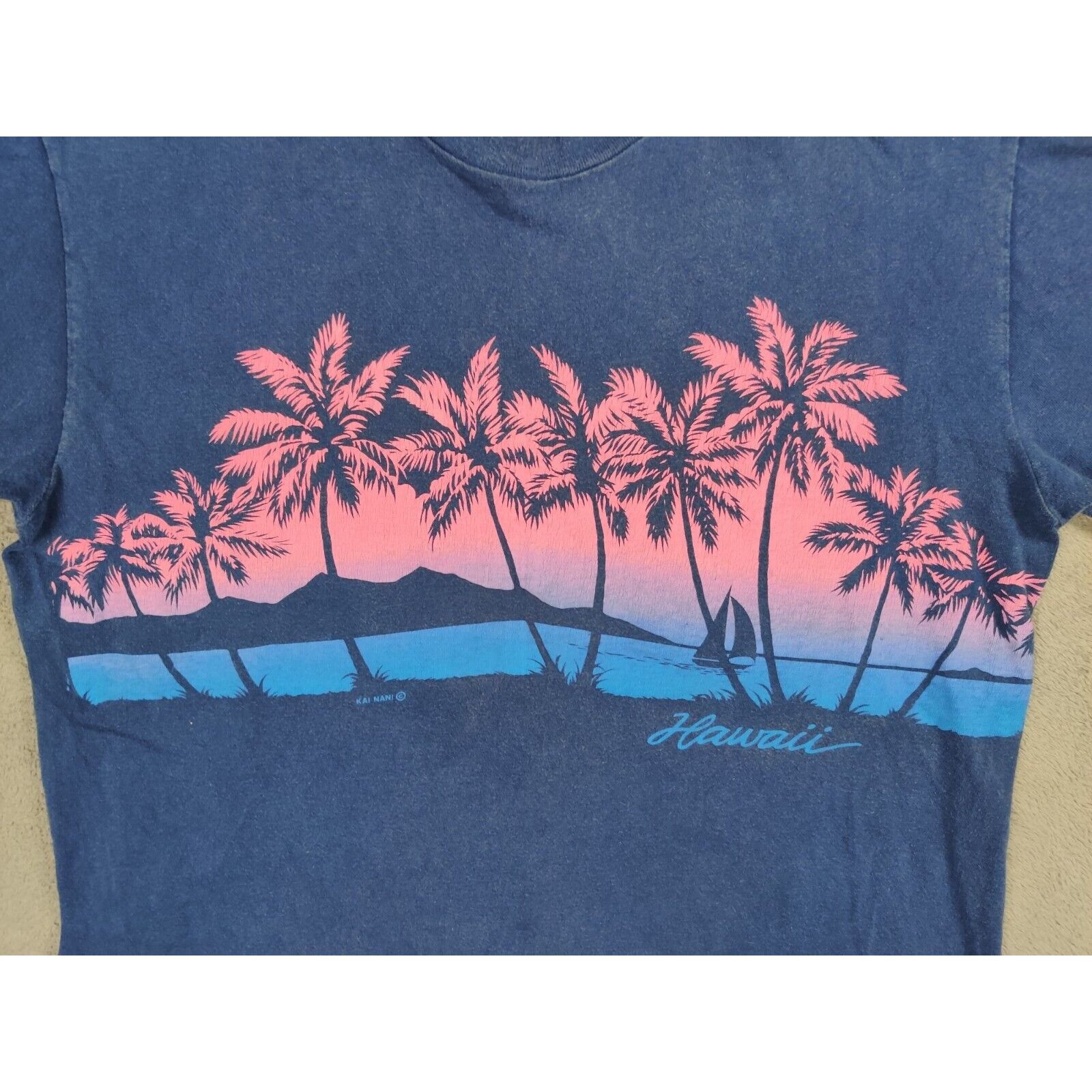 Other VINTAGE Hawaii Shirt Adult Mens Large Blue Floral Beach Size US L / EU 52-54 / 3 - 2 Thumbnail