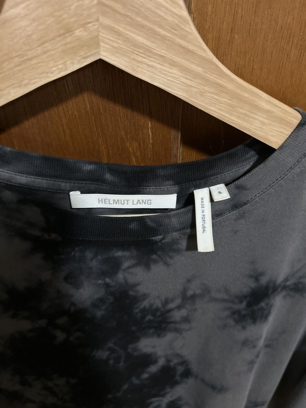 Helmut Lang Helmut Lang tie dye t shirt black grey Size US S / EU 44-46 / 1 - 3 Thumbnail