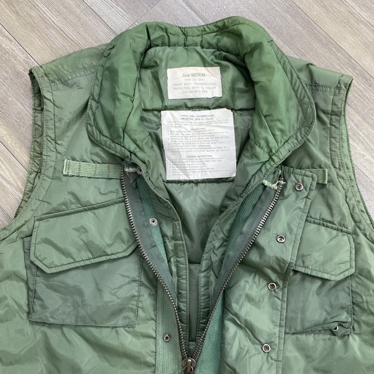 Vintage 1960 Repro Military M-69 Armor Body Tactical Utility Vest Size US M / EU 48-50 / 2 - 5 Thumbnail