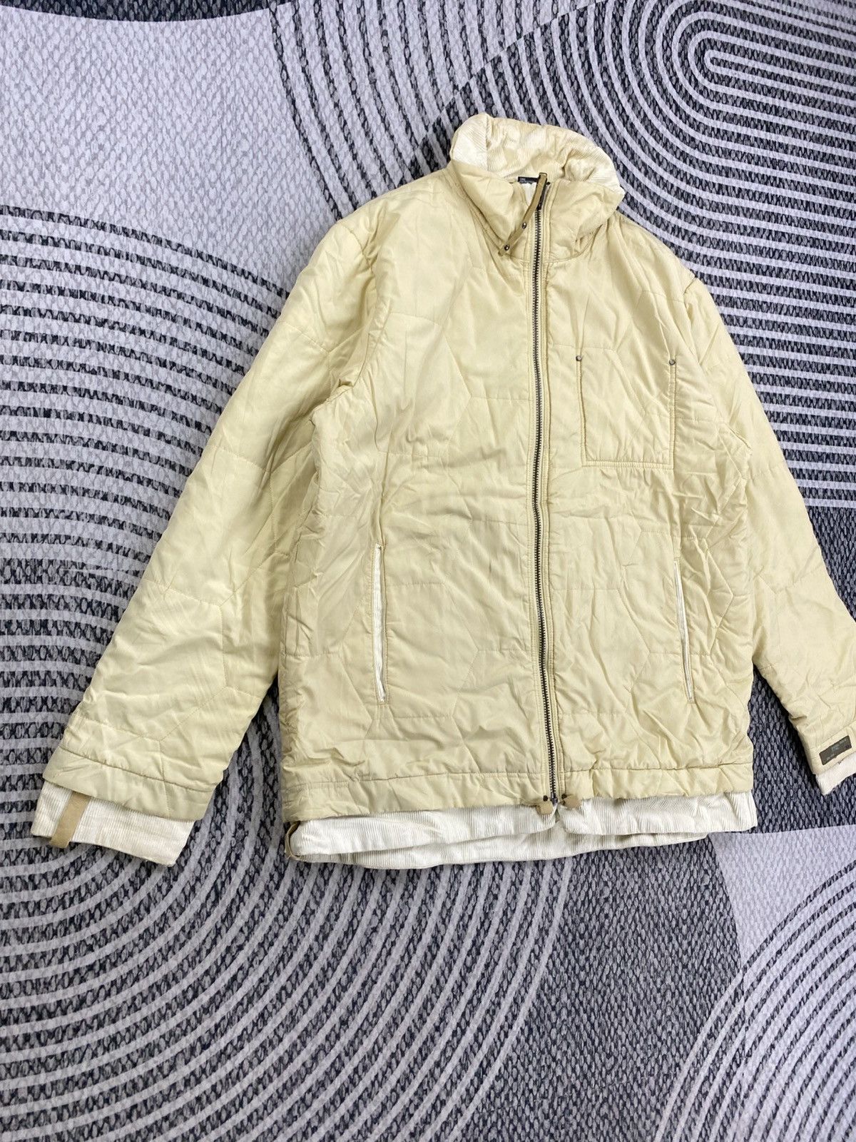 Diesel Vintage Diesel Beige Double Pocket Zipper Jacket Size US L / EU 52-54 / 3 - 4 Thumbnail