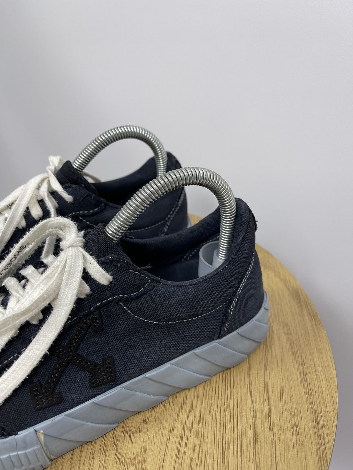 Off-White Off-White Low Vulcanized Sneakers Black Canvas Size EU 39 Size US 7 / EU 40 - 4 Thumbnail