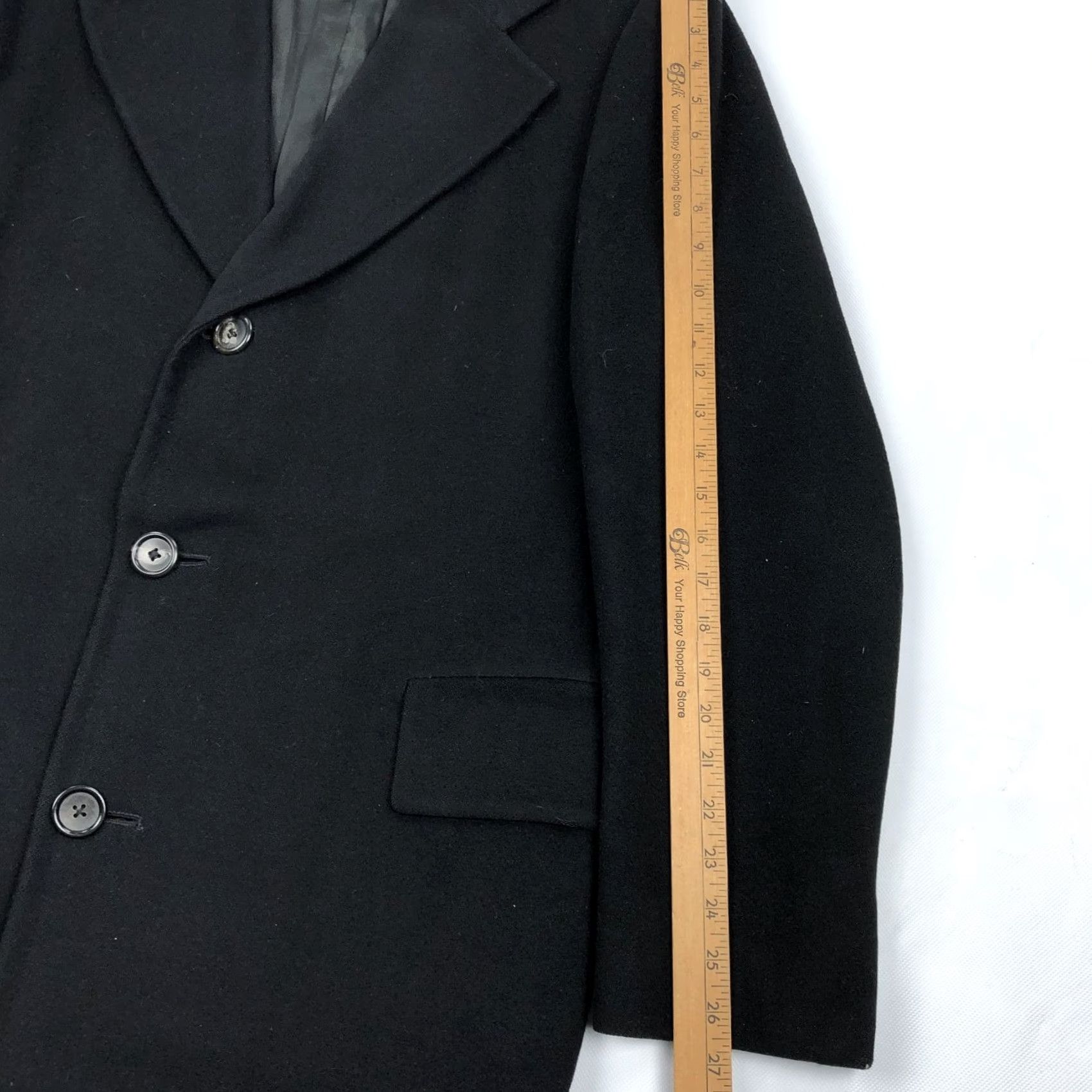 Hart Schaffner Marx Hart Schaffner & Marx Silver Trumpeter 100% Cashmere Overcoat Men's Size 50 Size US M / EU 48-50 / 2 - 5 Thumbnail