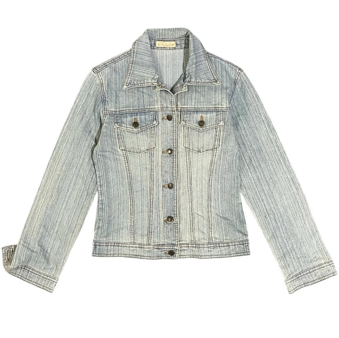 GOA 2000s G.o.a Japanese Trucker Wash Jeans Jacket y2k Lgb Size US M / EU 48-50 / 2 - 1 Thumbnail