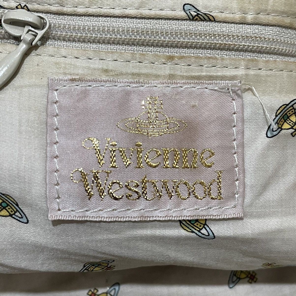 Vivienne Westwood Vintage Canvas Hobo Tote Bag - Medium Size ONE SIZE - 16 Thumbnail