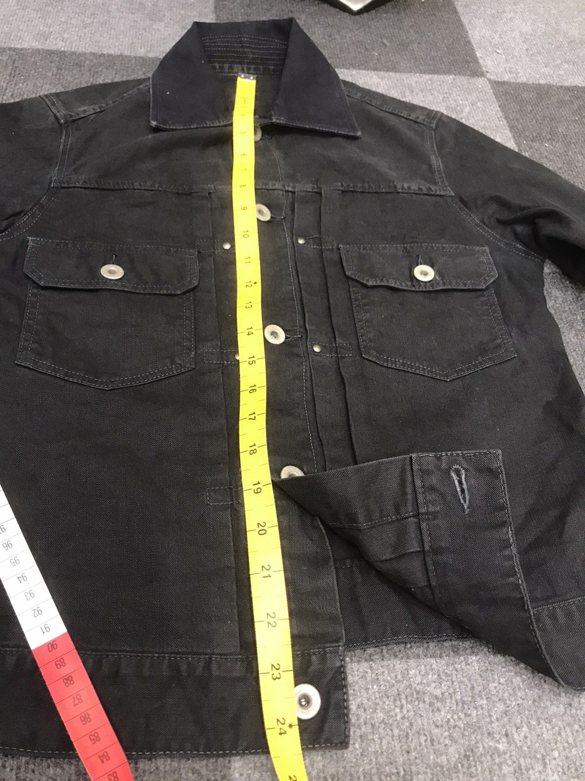 Japanese Brand 💥BIKER💥UNISEX NANO UNIVERSE JAPAN TRUCKER BIKER DENIM F220 Size US XS / EU 42 / 0 - 14 Thumbnail