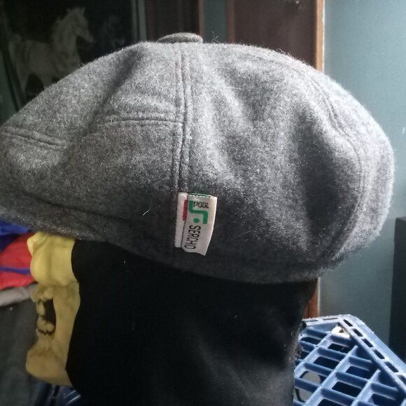 Other Vintage Serchio Pool Newsboy Derby Hat Wool Winter Ear Flaps Size ONE SIZE - 3 Thumbnail