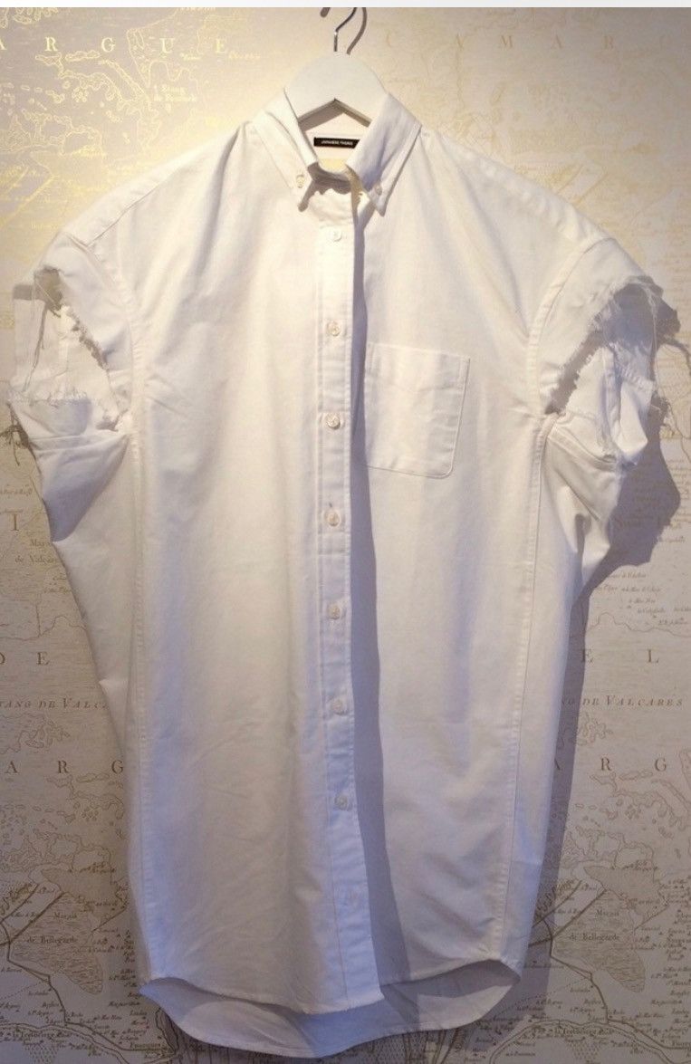 R13 Oversized Sleeveless Oxford Shirt XS Size XS / US 0-2 / IT 36-38 - 2 Thumbnail