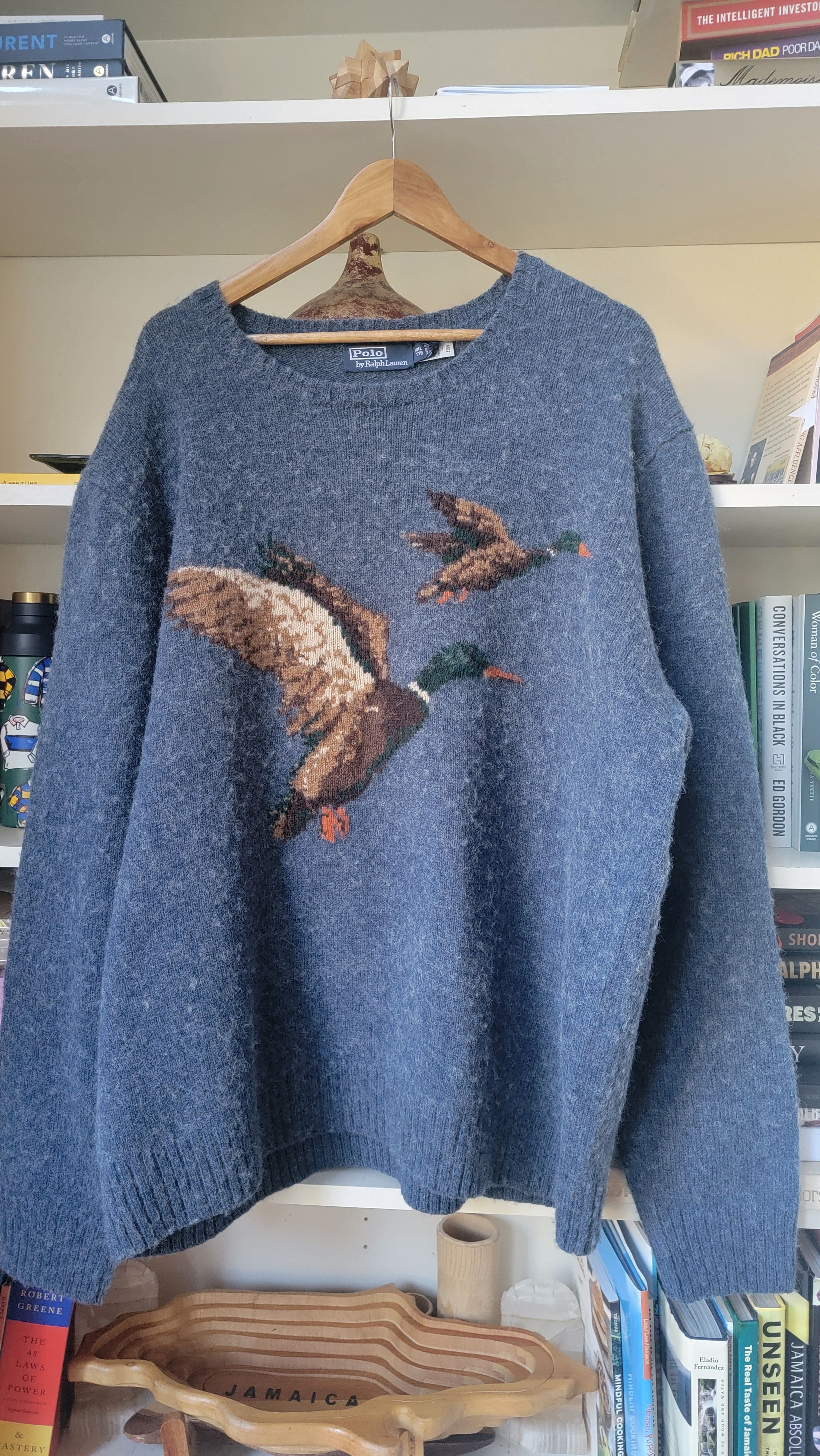 Ralph lauren duck sweater hotsell