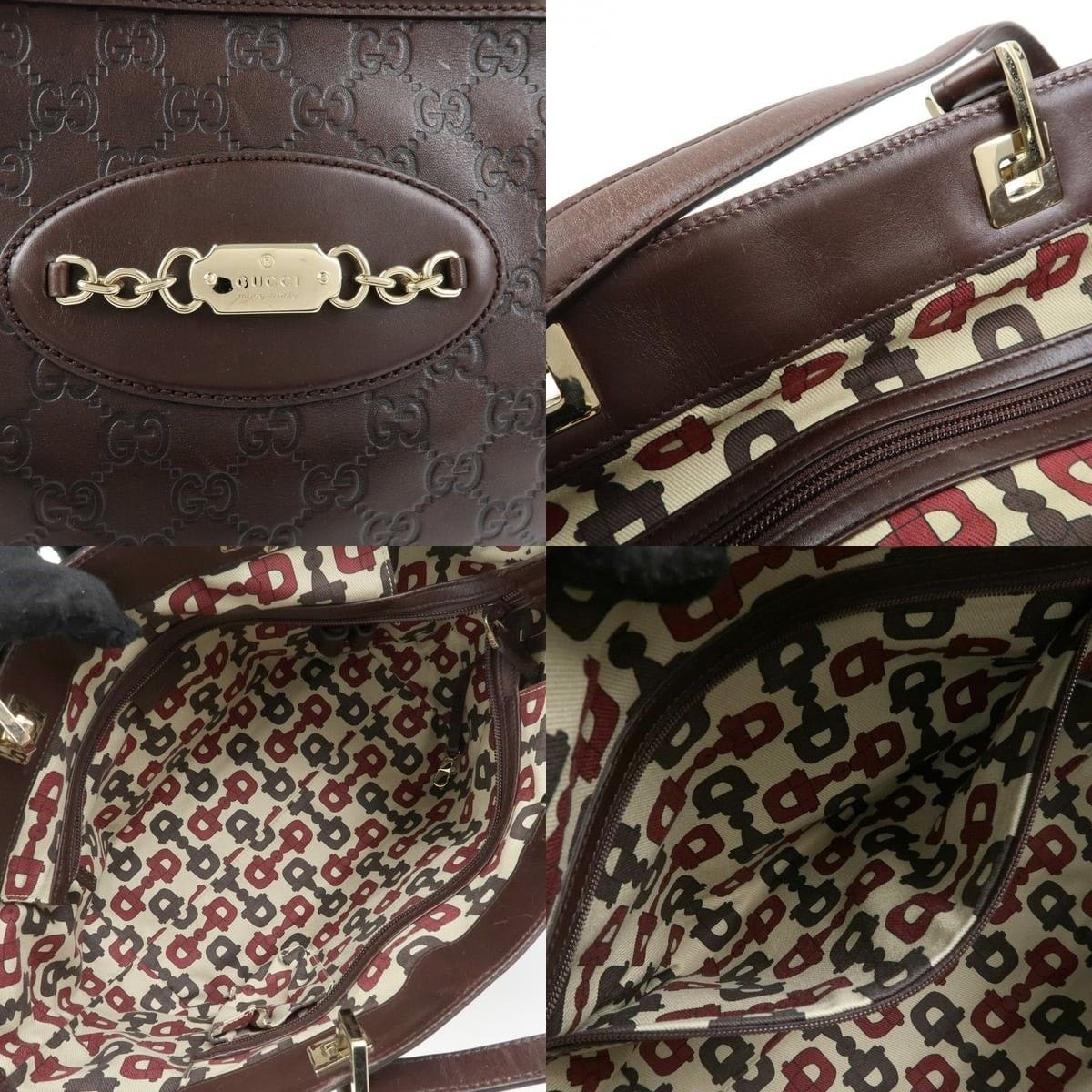 Gucci Gucci Guccissima Leather Tote Brown Size ONE SIZE - 7 Thumbnail