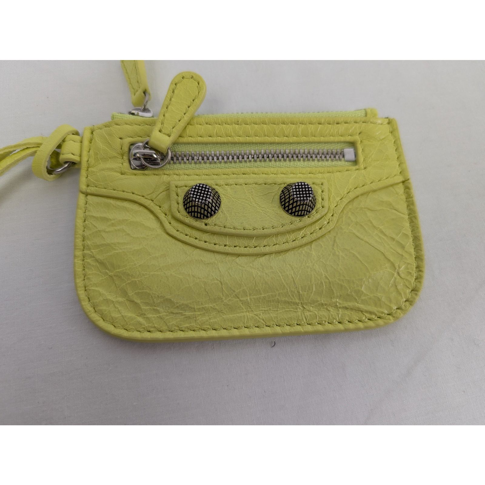 Balenciaga o1rshd1 Q:2 /Size:OS/ Arena Lamb LE Cagole Coin Purse Wallet Size ONE SIZE - 2 Thumbnail